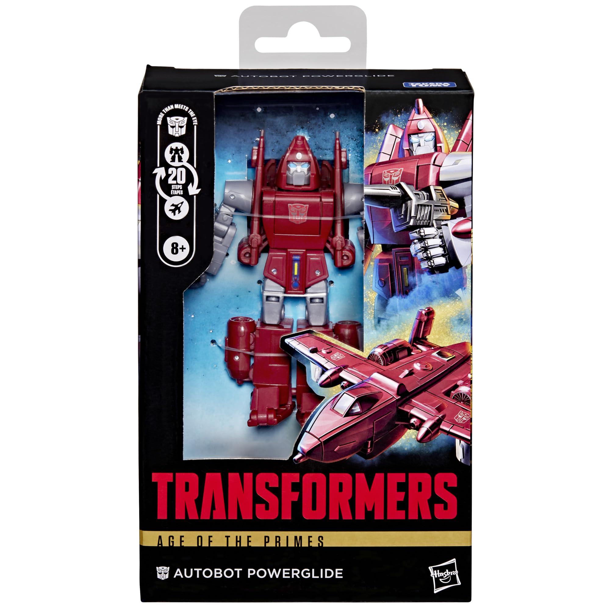 Transformers Age of the Primes Autobot Powerglide - Deluxe Class 11-cm Action Figure | 20 Steps