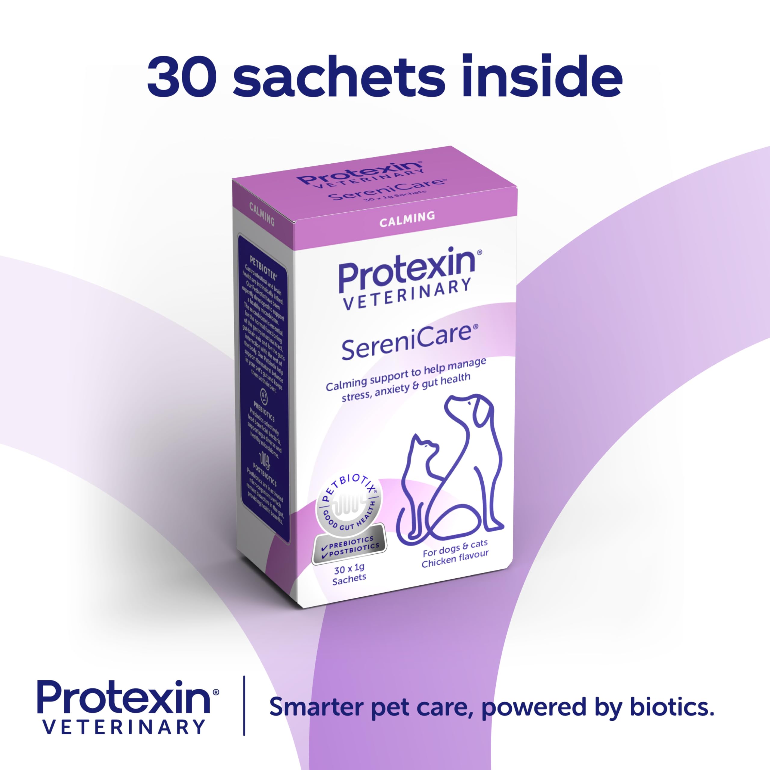 Protexin Veterinary SereniCare Calming Supplement Sachets for Dogs & Cats | Anxiety Relief 3