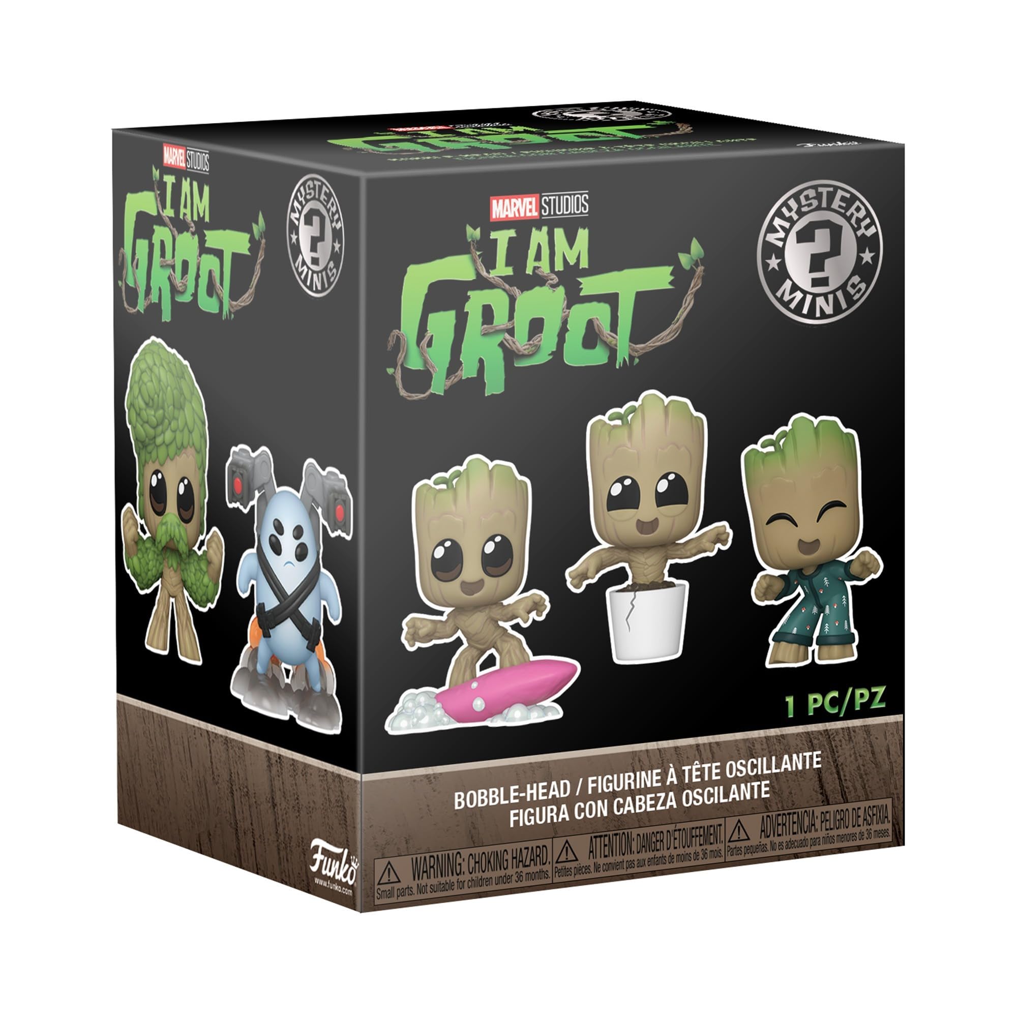 Funko Mystery Mini Marvel Guardians of the Galaxy Groot Shorts Collectible Vinyl Figure | 3.4 Inches | Green