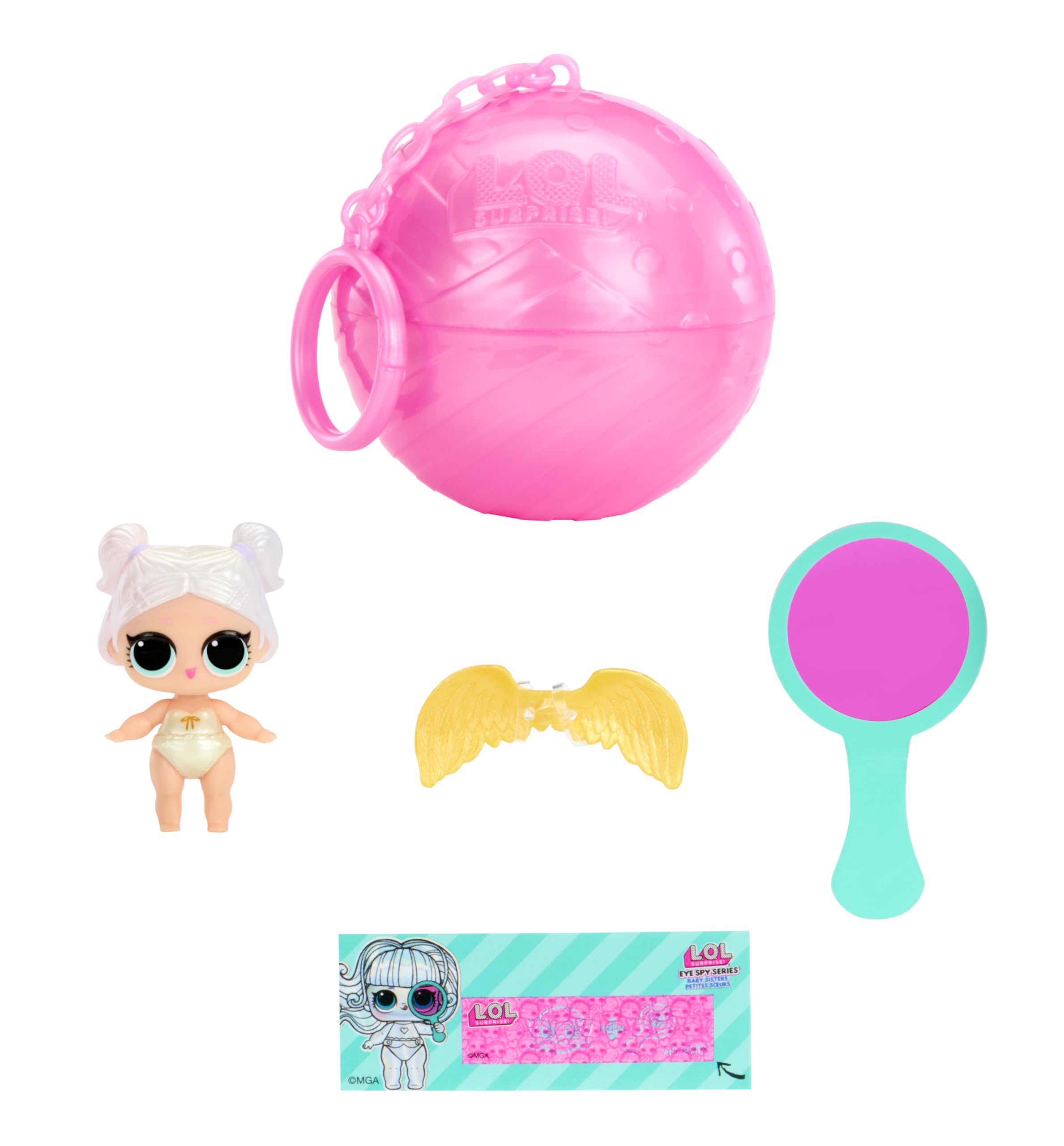 L.O.L. Surprise! Eye Spy Series Baby Sisters Doll | Interactive Unboxing | Color Change | Plastic