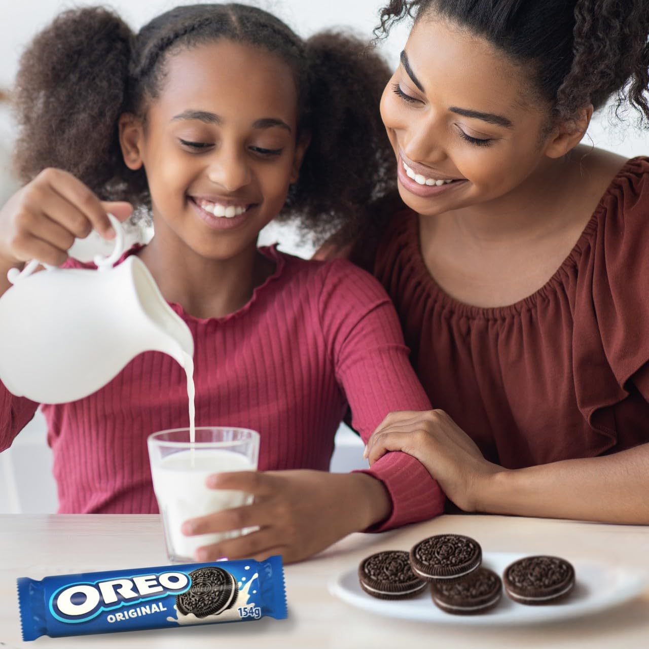 Oreo Original Minecraft Sandwich Biscuits - Vanilla Crème Filling | 154 g Pack 7