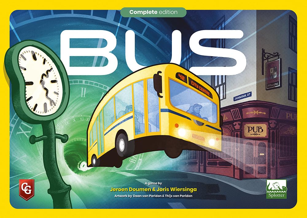 Capstone Games Bus Complete Edition Board Game for 3 to 5 Players Ages 14+