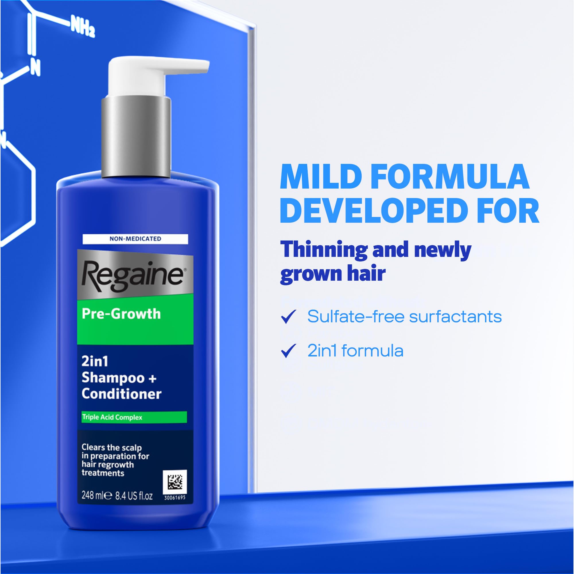 Regaine Pre-Growth 2-in-1 Shampoo & Conditioner for Thinning Hair | 248 ml 5