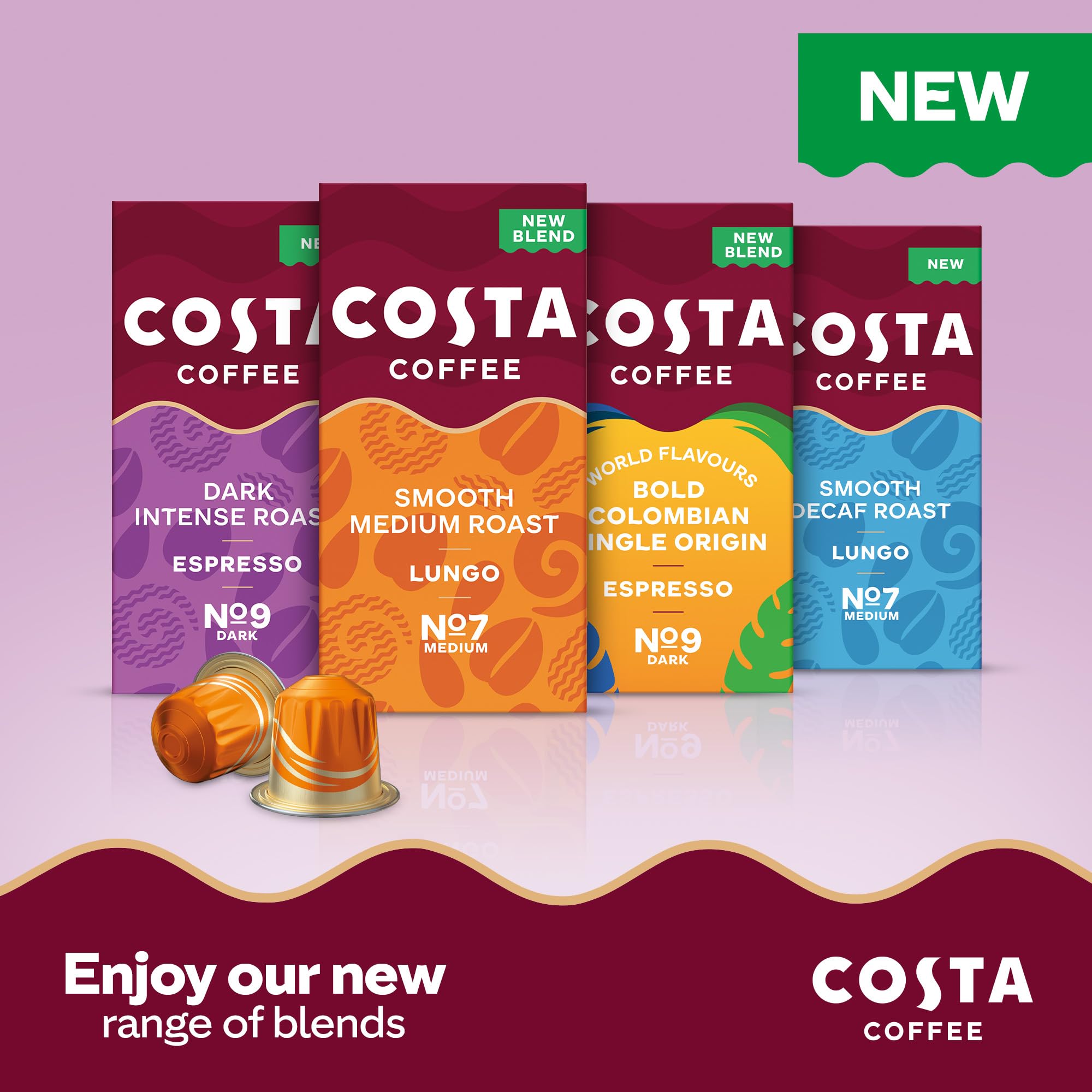 L'OR Costa Bold Colombian Single Origin Coffee Pods - Intense Roast | 10 Count Aluminium Capsules 5
