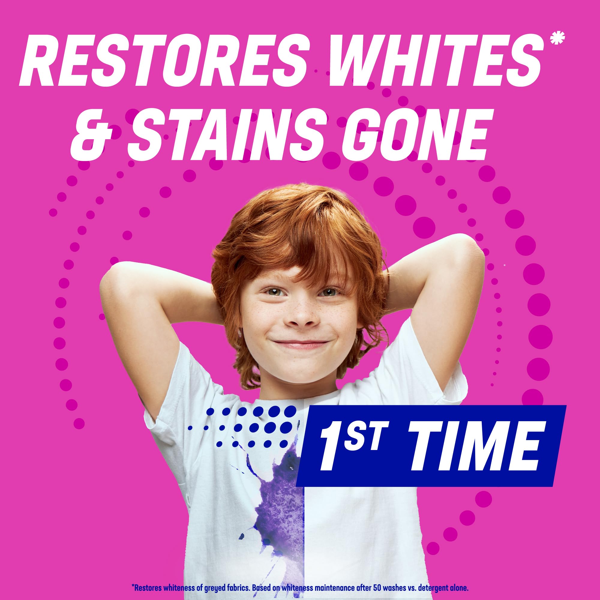 Vanish Crystal White Stain Remover Powder - Restores Whites & Removes Tough Stains | 1.41kg 5