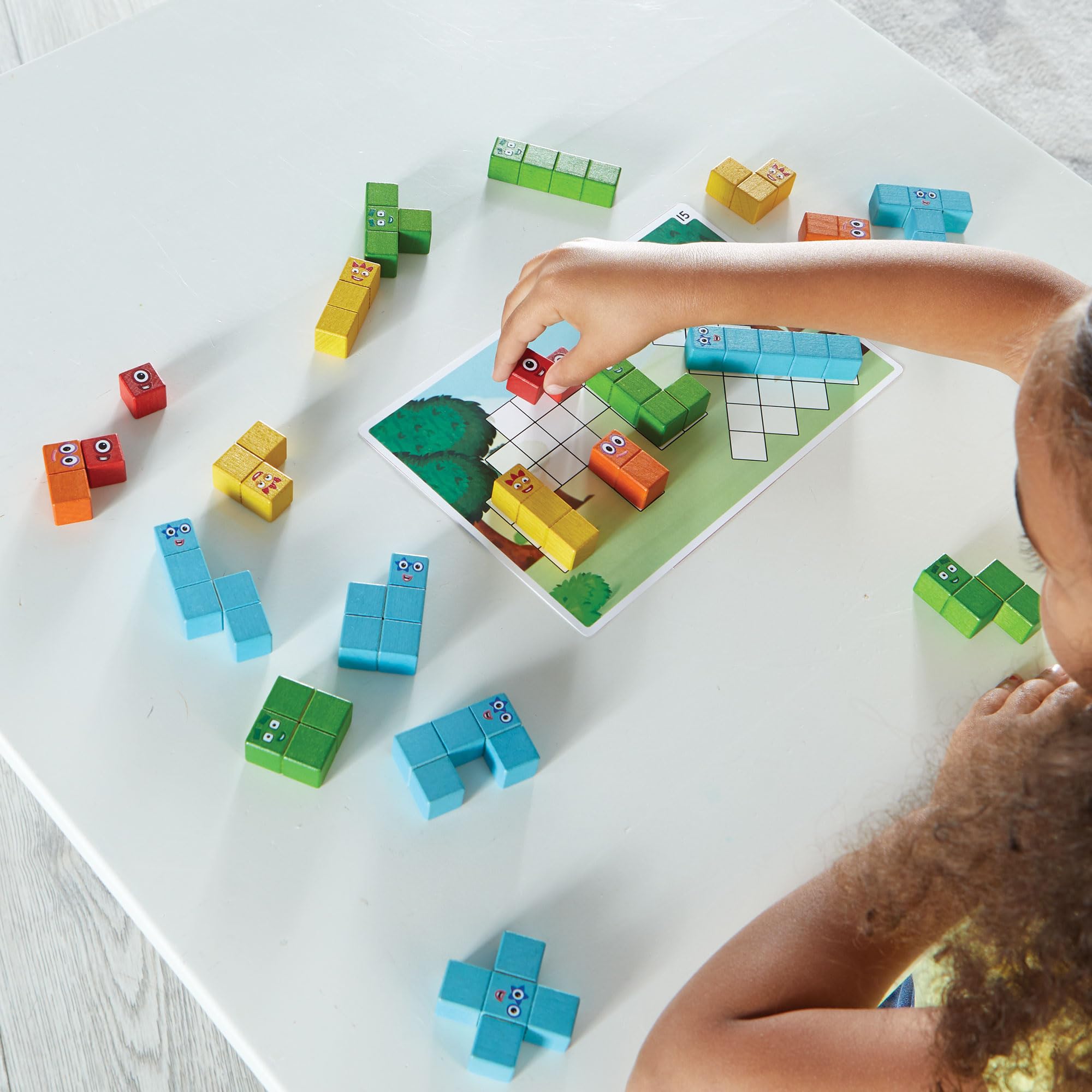 Learning Resources Numberblocks Wooden Building Blocks Activity Set - Educational Building Toy for Ages 4-8 6