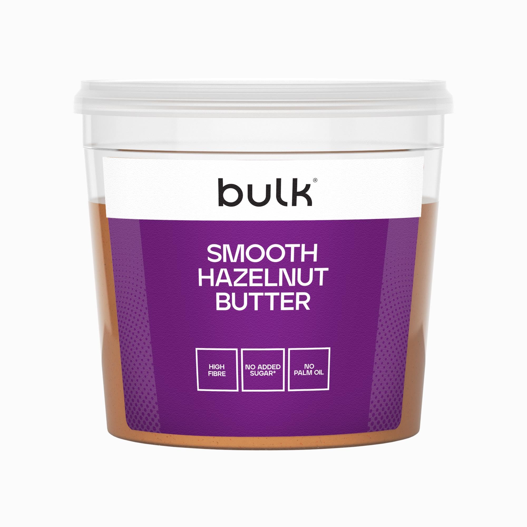 BULK POWDERS Hazelnut Butter - 100% Roasted Hazelnuts, High Fibre | 500g Tub