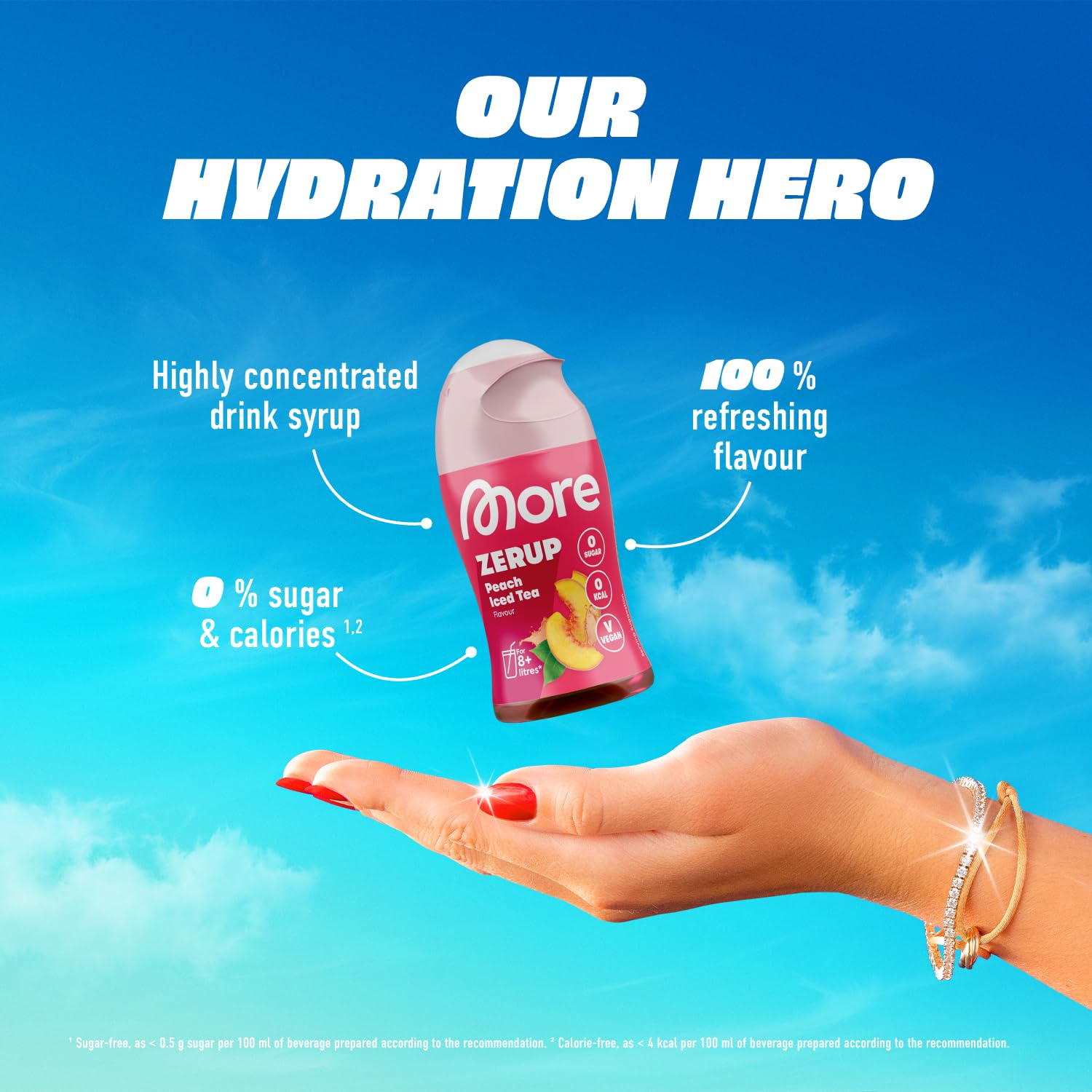 MORE NUTRITION Zerup Multifruit Syrup - Sugar-Free | 65 ml | Vegan, Vegetarian 2