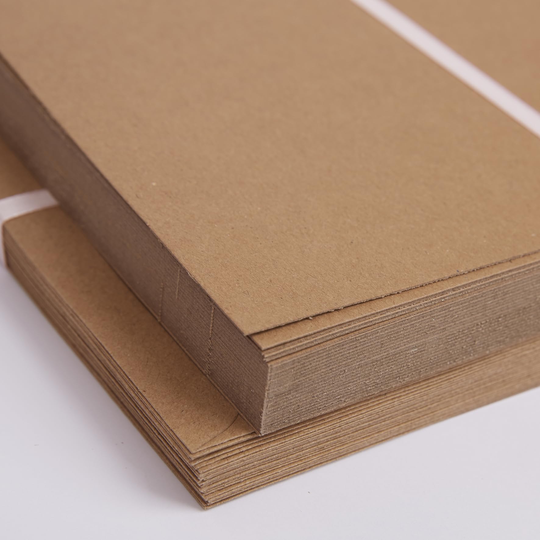 Papermania A6 Recycled Kraft Blank Card and Envelope Pack - 50 Count | 300gsm 4