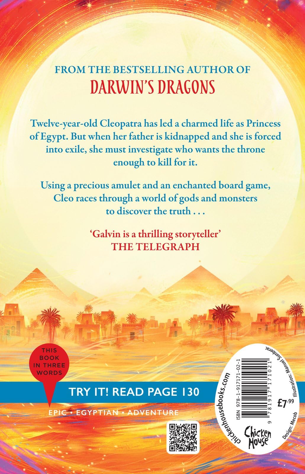 Cleopatra's Amulet: A Magical Ancient Egyptian Mystery for Ages 9-12 by Lindsay Galvin