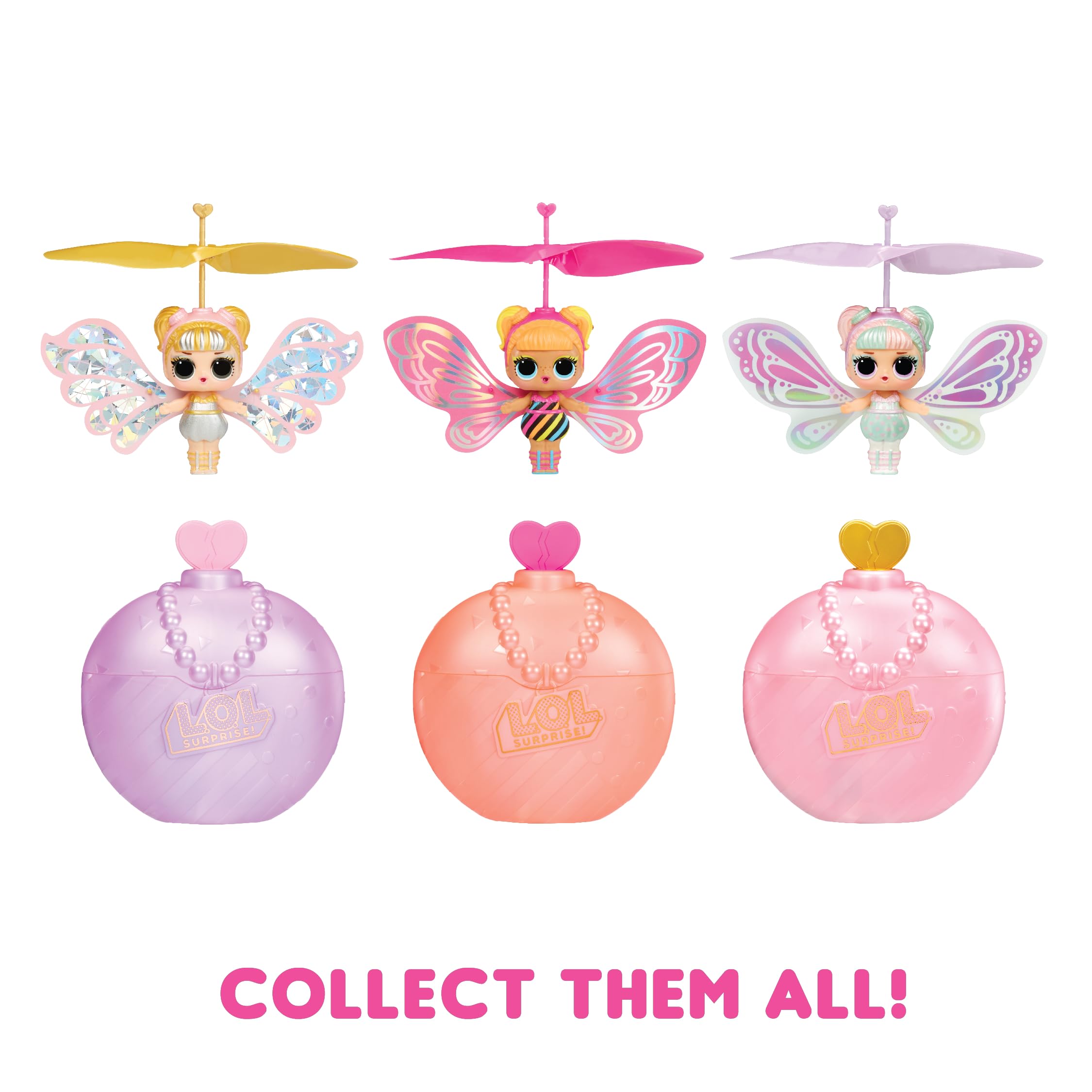 L.O.L. Surprise! Magic Flying Doll - Flutter Star Interactive Flying Toy | Rechargeable 6