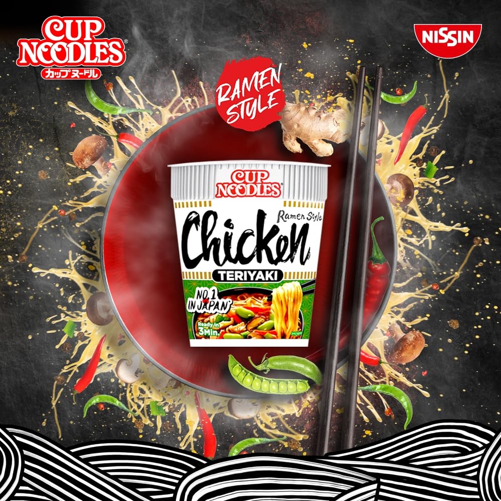 NISSIN Cup Noodles Kaisen Seafood Flavoured Instant Noodles, 75 g Pot (Pack of 8) 4