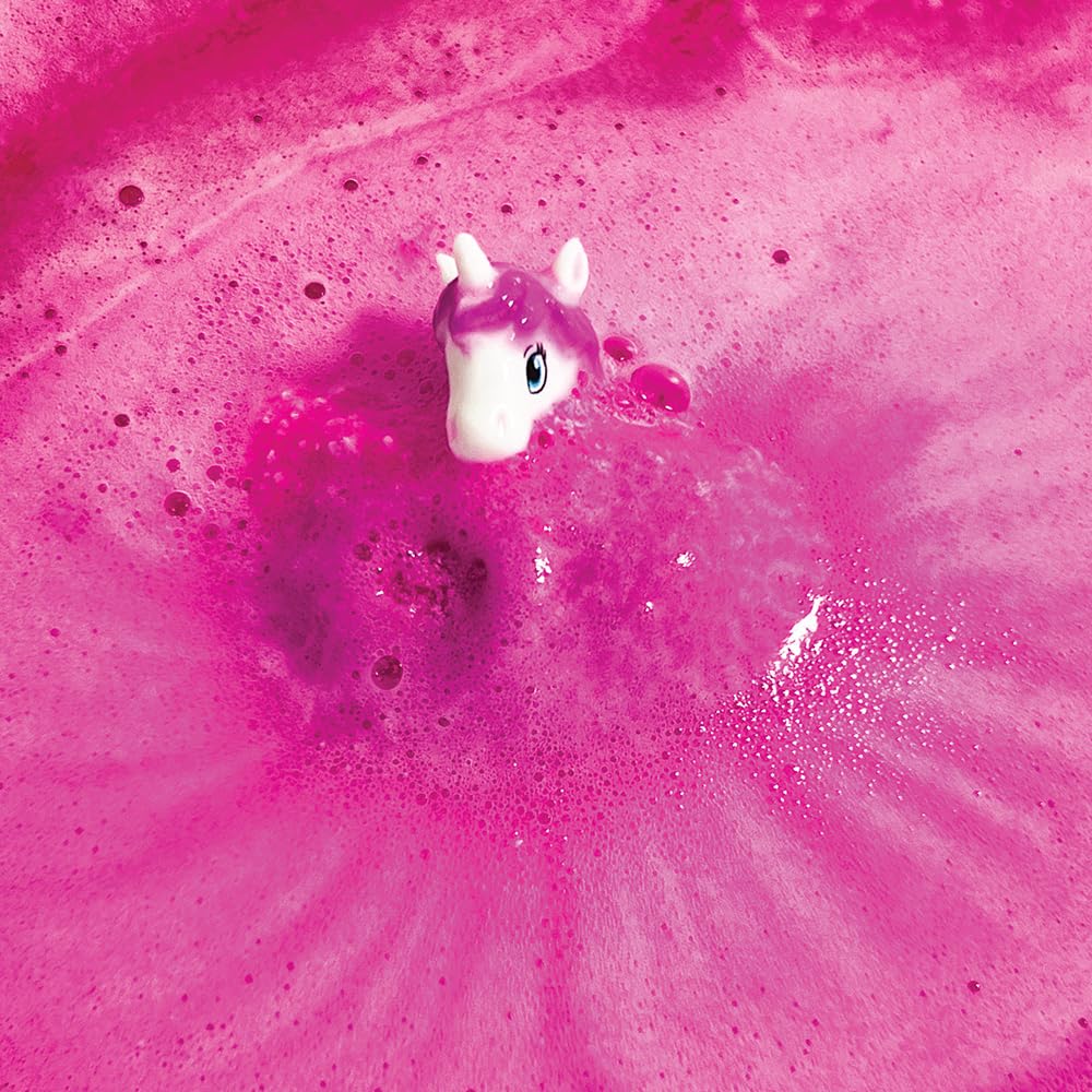 ZIMPLI Unicorn Surprise Bath Bombs - 3 Pack, Fruity Scent, Includes Collectible Toy 7