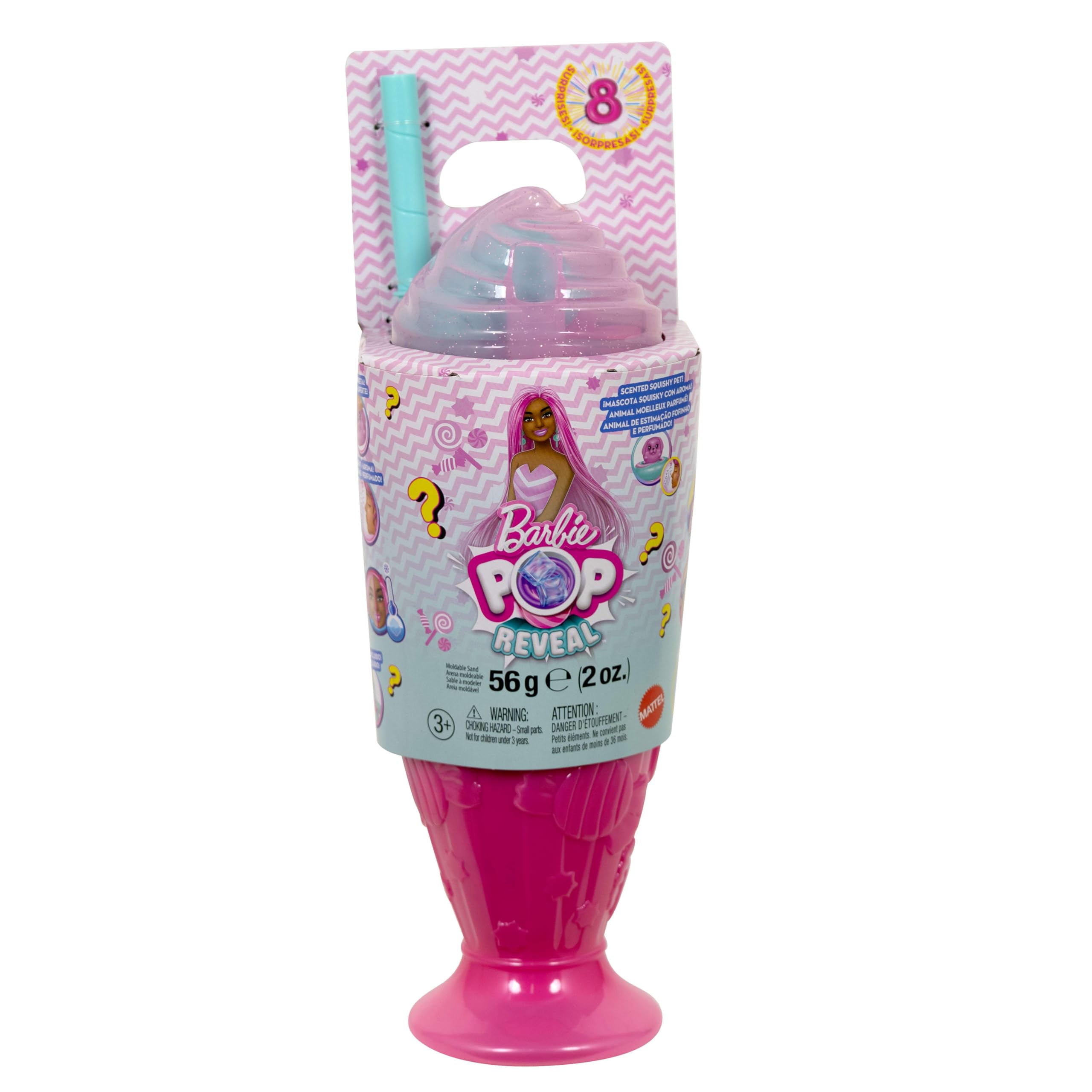 Barbie Pop Reveal Series Fashion Doll & Accessories Set - Treat Series, Sweet Swirl | 8 Surprises 6