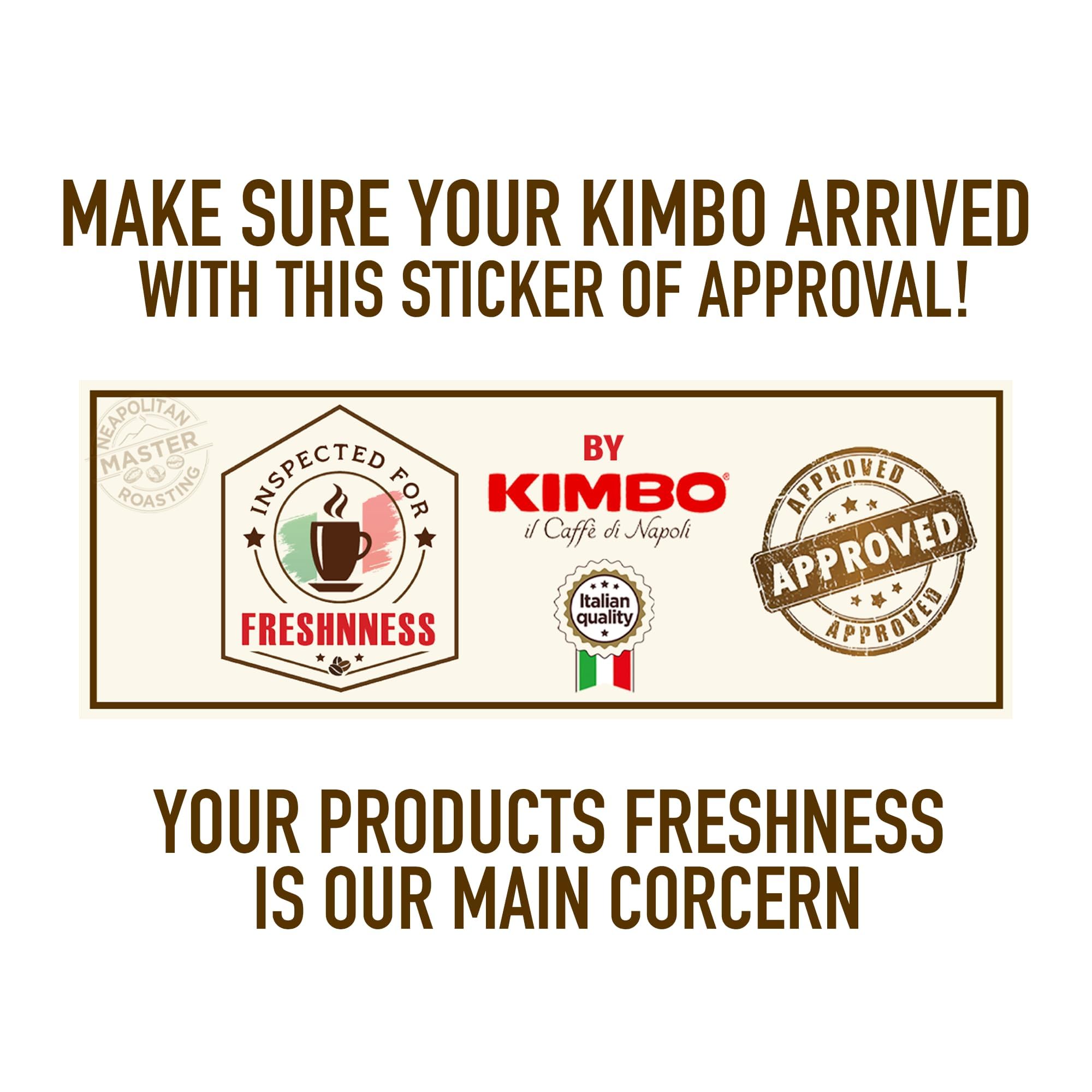 Kimbo Caffè Crema Classico Whole Coffee Beans, Light Roast, 1kg Bag 7