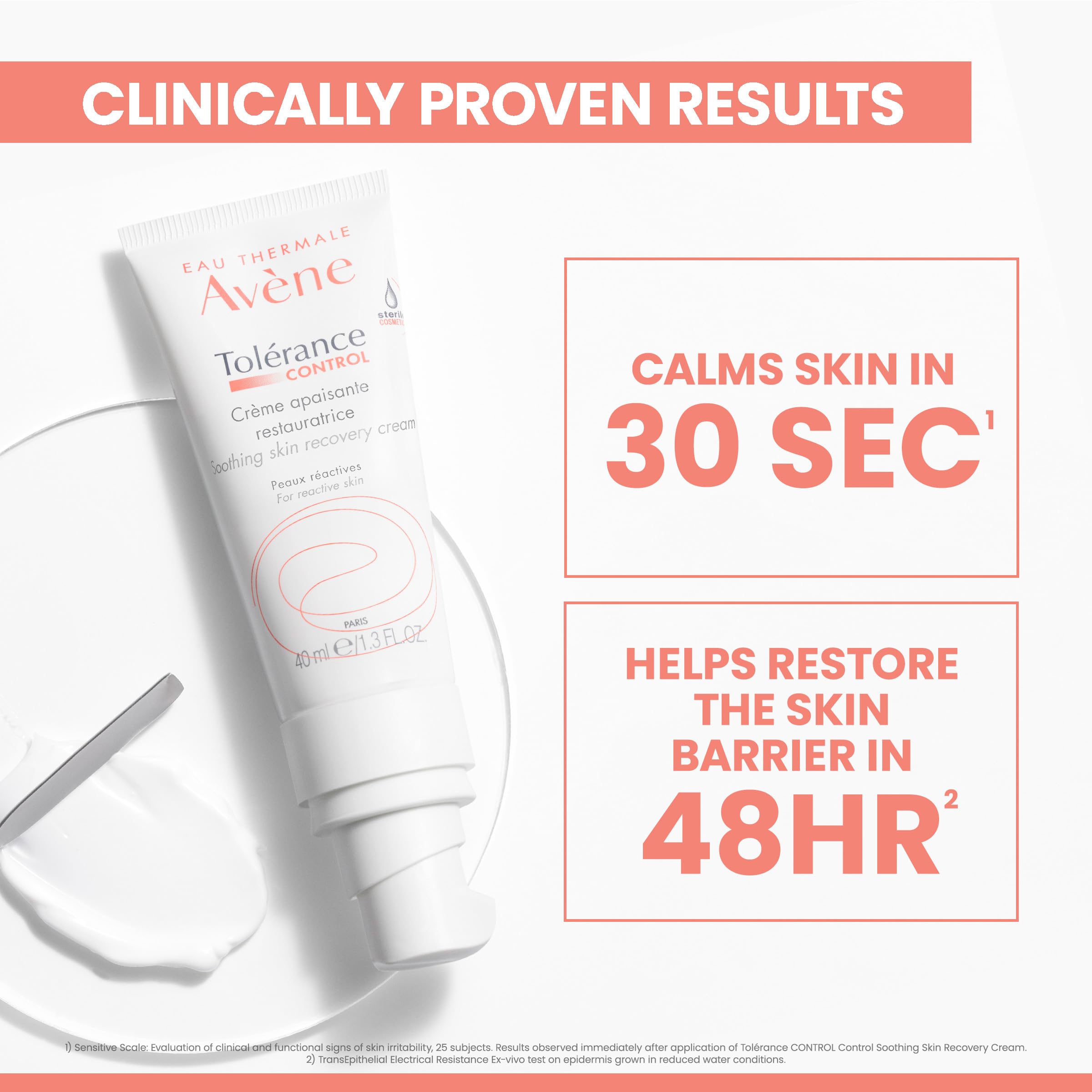 Avene Tolerance Control Soothing Skin Recovery Cream for Sensitive Skin | Fragrance-Free | 38.3 g 9