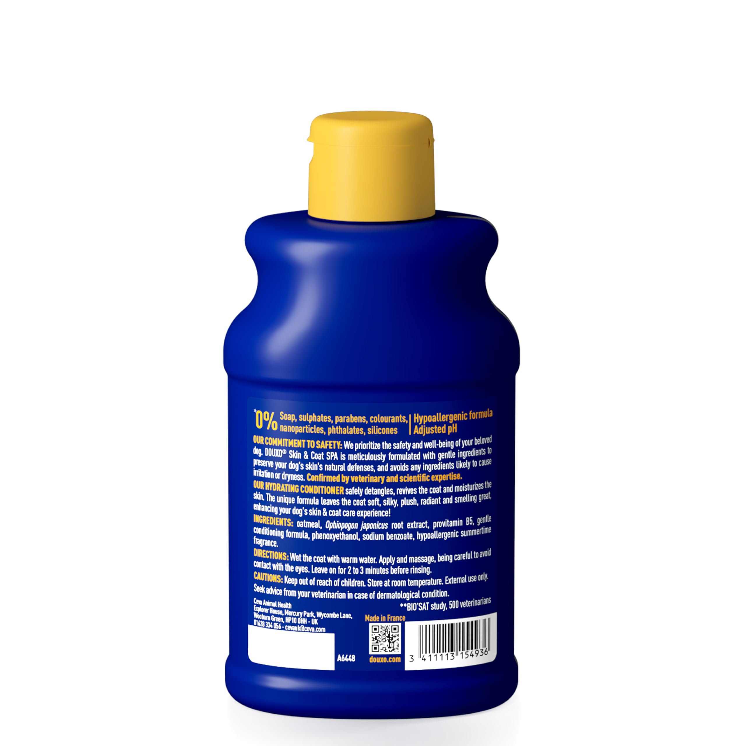 Douxo Skin & Coat SPA Oatmeal Dog Conditioner - Detangles & Hydrates | 250 ml 9
