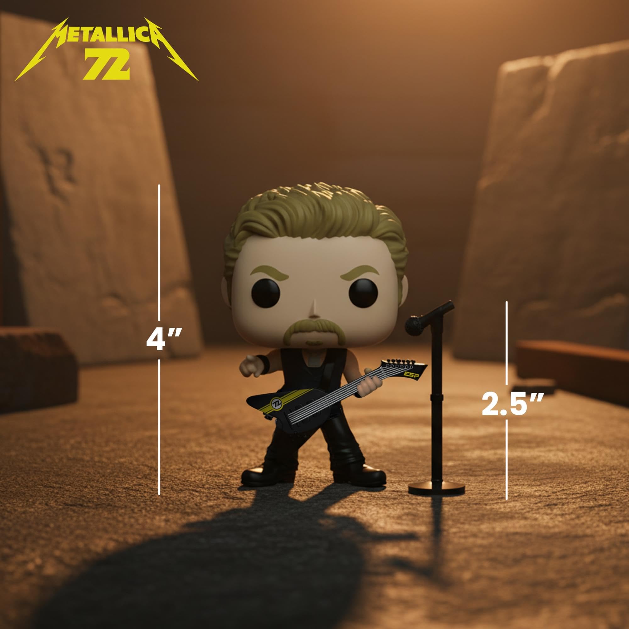 Funko POP! Rocks: James Hetfield - 72 Seasons Collectable Vinyl Figure | Chibi Style 3