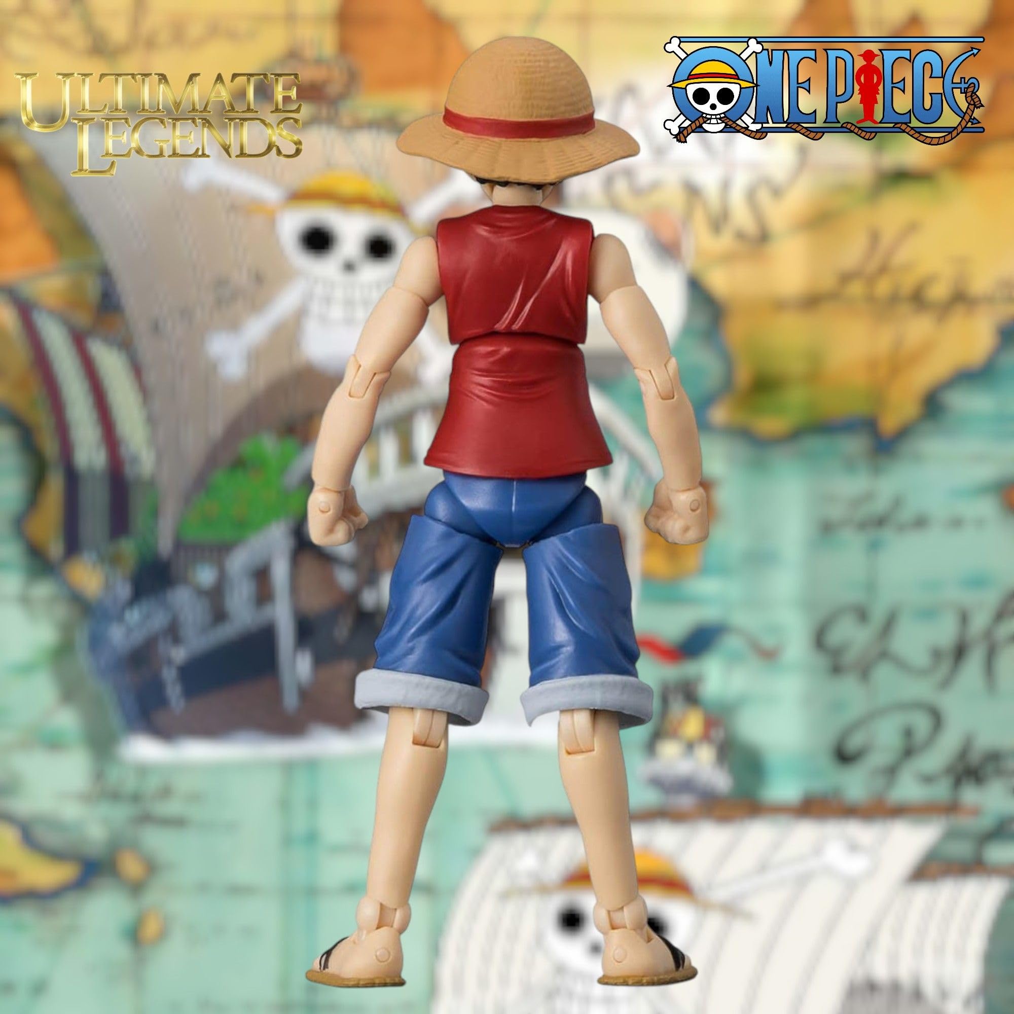 BANDAI Ultimate Legends Luffy Action Figure - 12.5cm Posable Figure with Accessories | Standard Edition 9