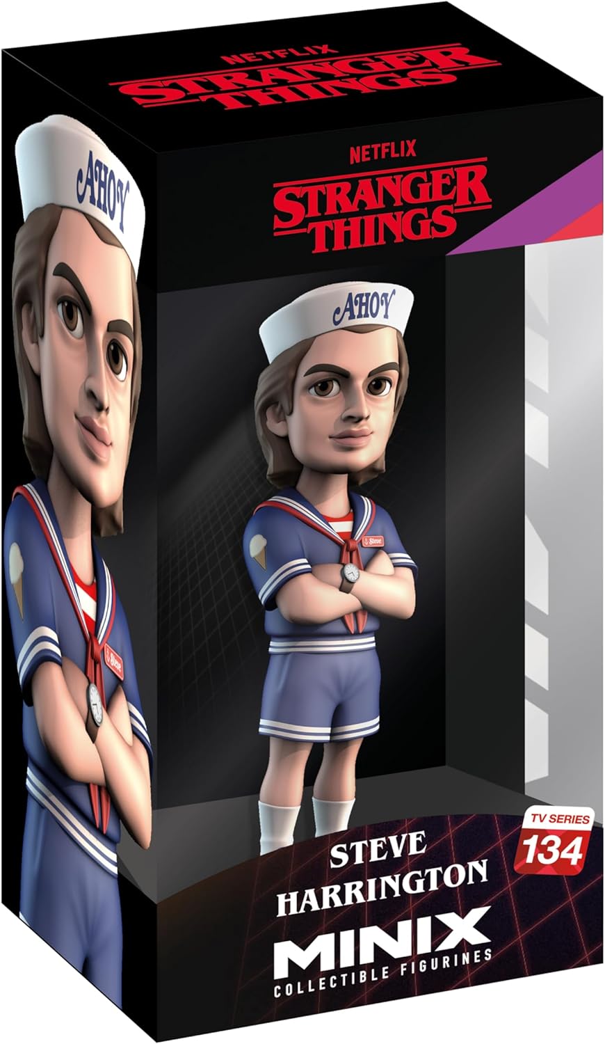 BANDAI Minix Stranger Things – Steve Harrington Ice Cream Steve Figur (13333)