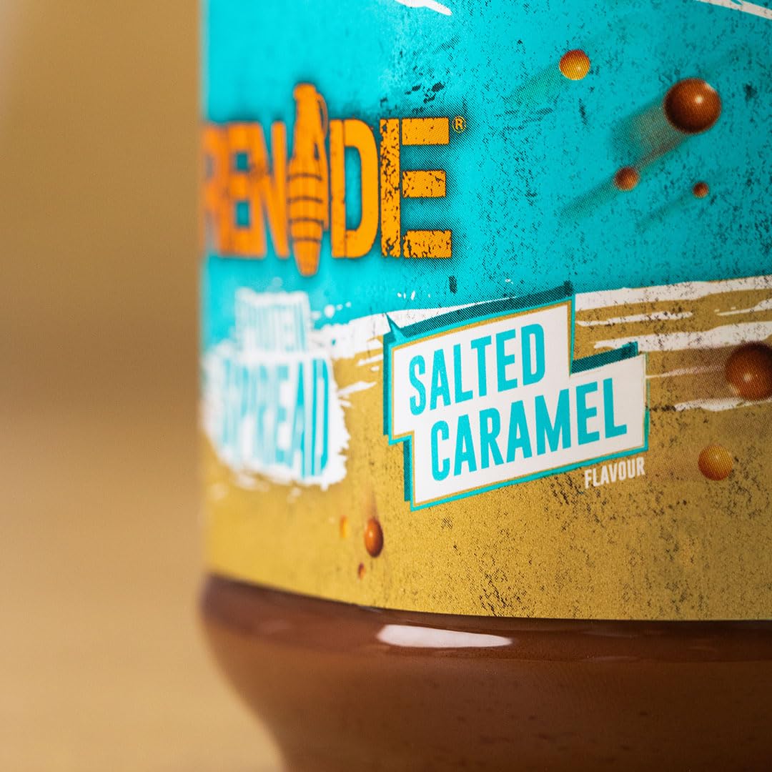 Grenade Chocolate Chip Salted Caramel Protein Spread - 20% Protein | Low Sugar | 360g Jar 5