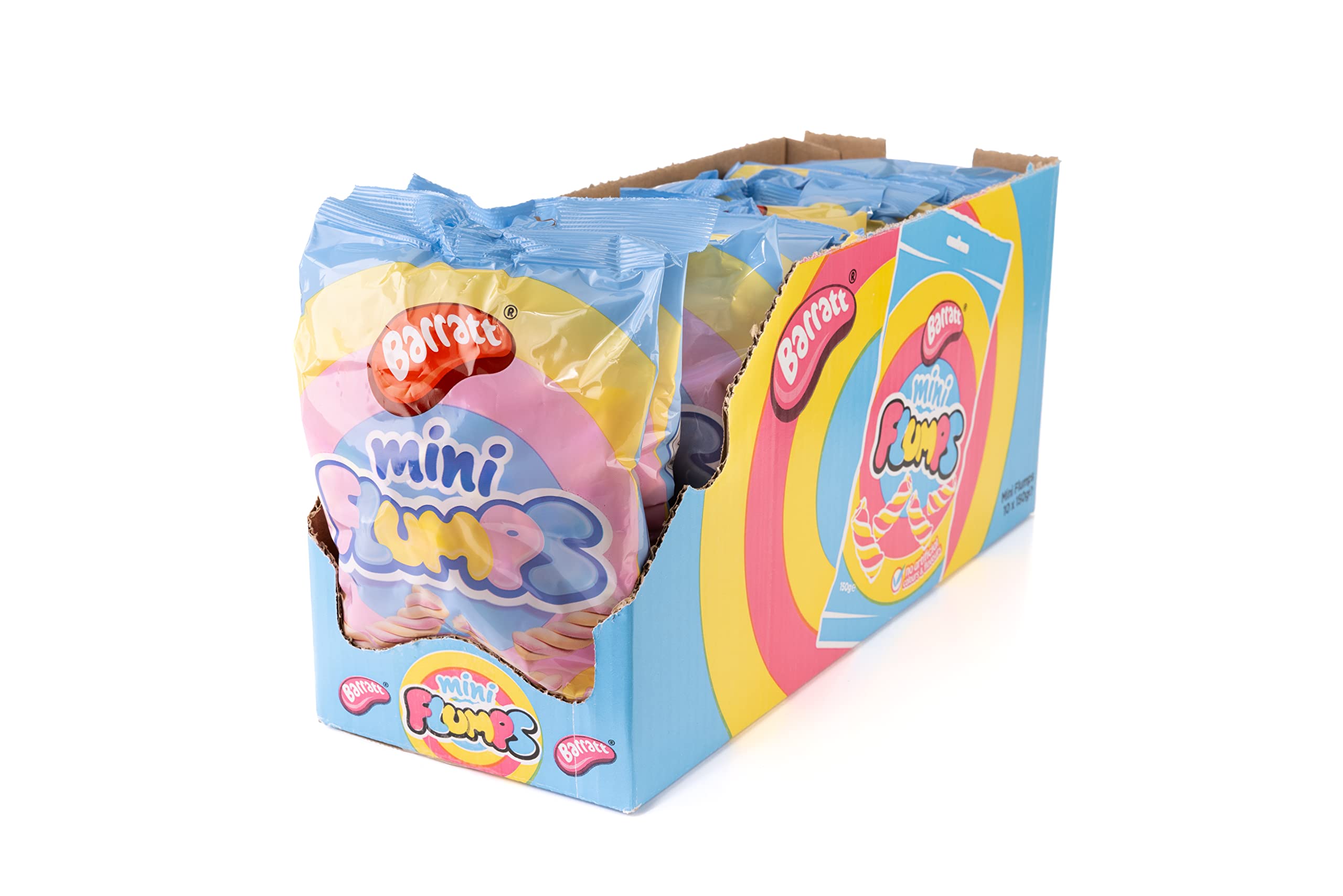Barratt Mini Flumps 150 g – Vanille-Flauschige Marshmallow-Twist-Süßigkeiten 2