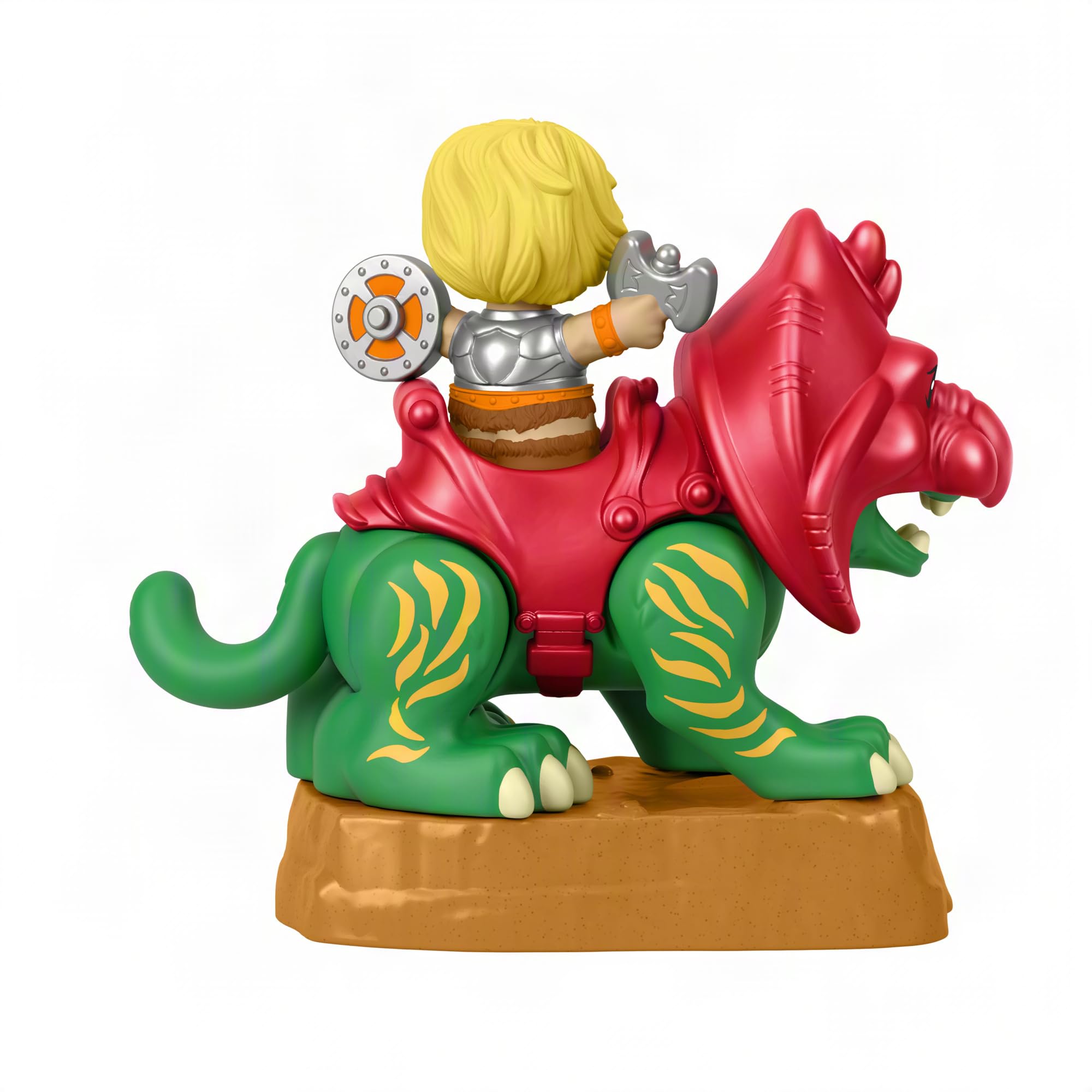 Little People COLLECTOR Masters of the Universe He-Man & Battle Cat Playset - 4 Figures, Ages 8+ 6