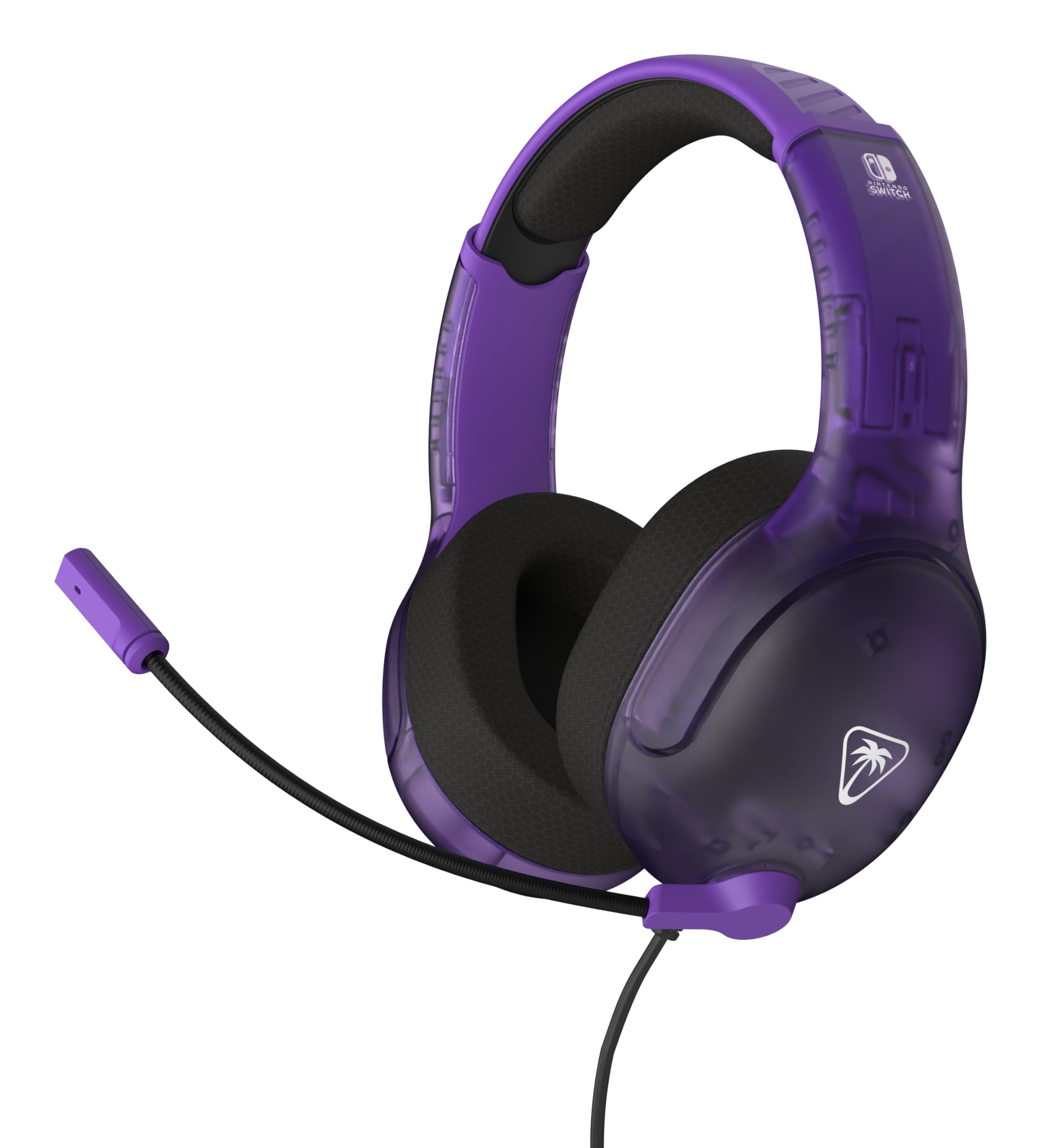 Turtle Beach Airlite Fit Wired Gaming Headset - Ghost Purple | 40mm Speakers | Flip-to-Mute Mic