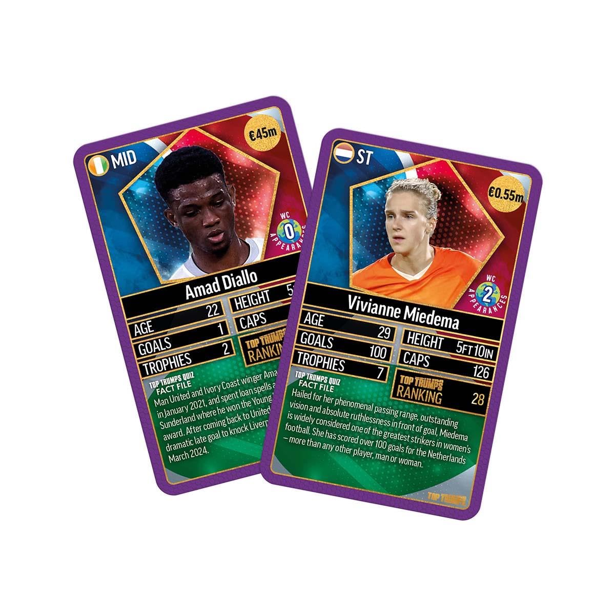 Top Trumps World Football Stars Top 200 Card Game - Chrome Purple Pack | Ages 7+ 5