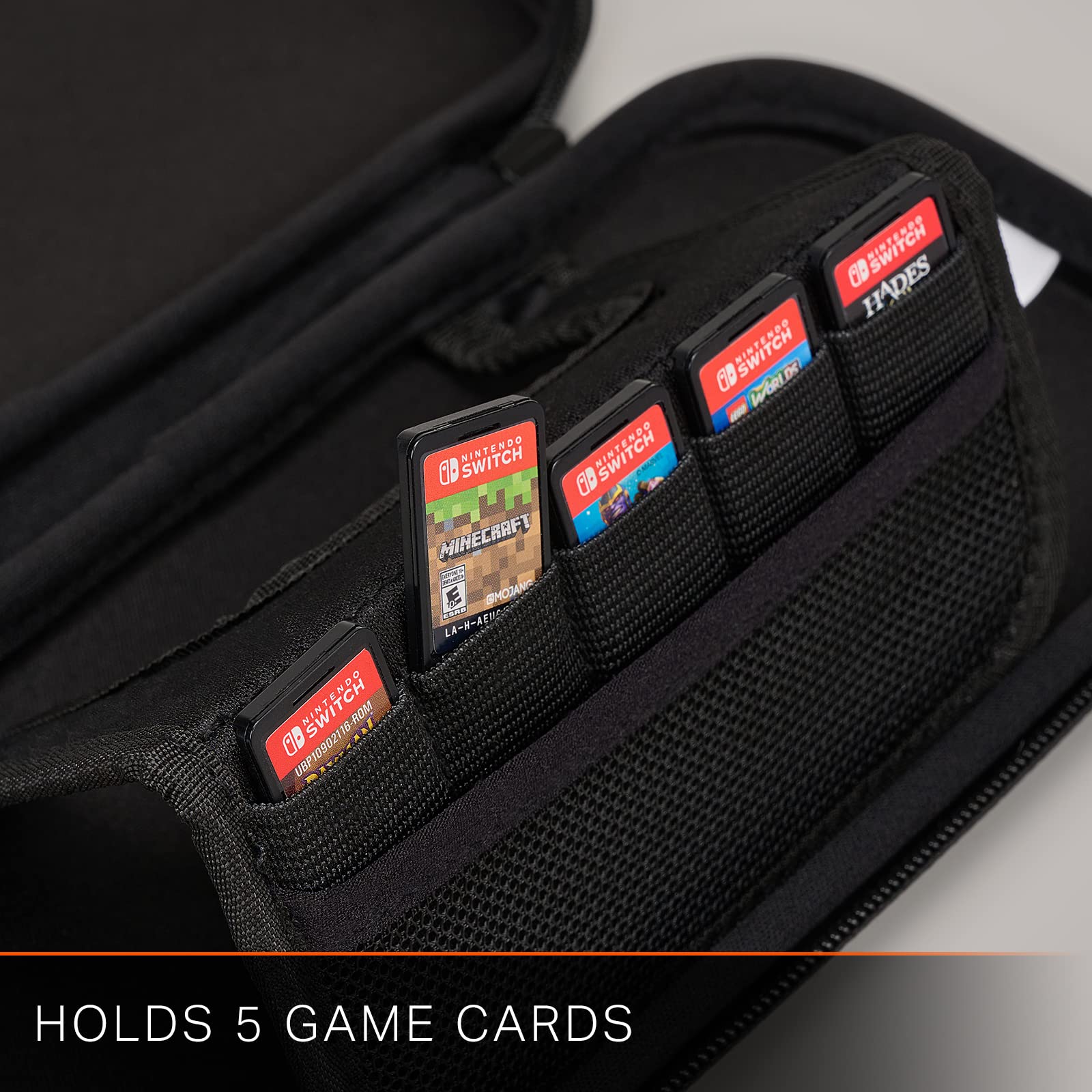 PowerA Slim Case for Nintendo Switch - OLED Model, Switch, & Lite | Charcoal 5
