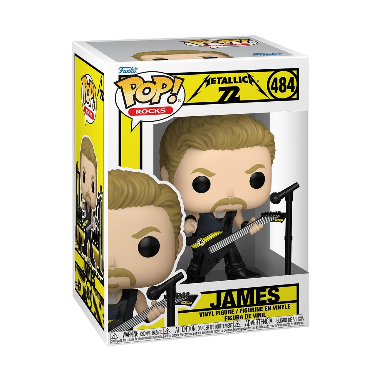 Funko POP! Rocks: James Hetfield - 72 Seasons Collectable Vinyl Figure | Chibi Style