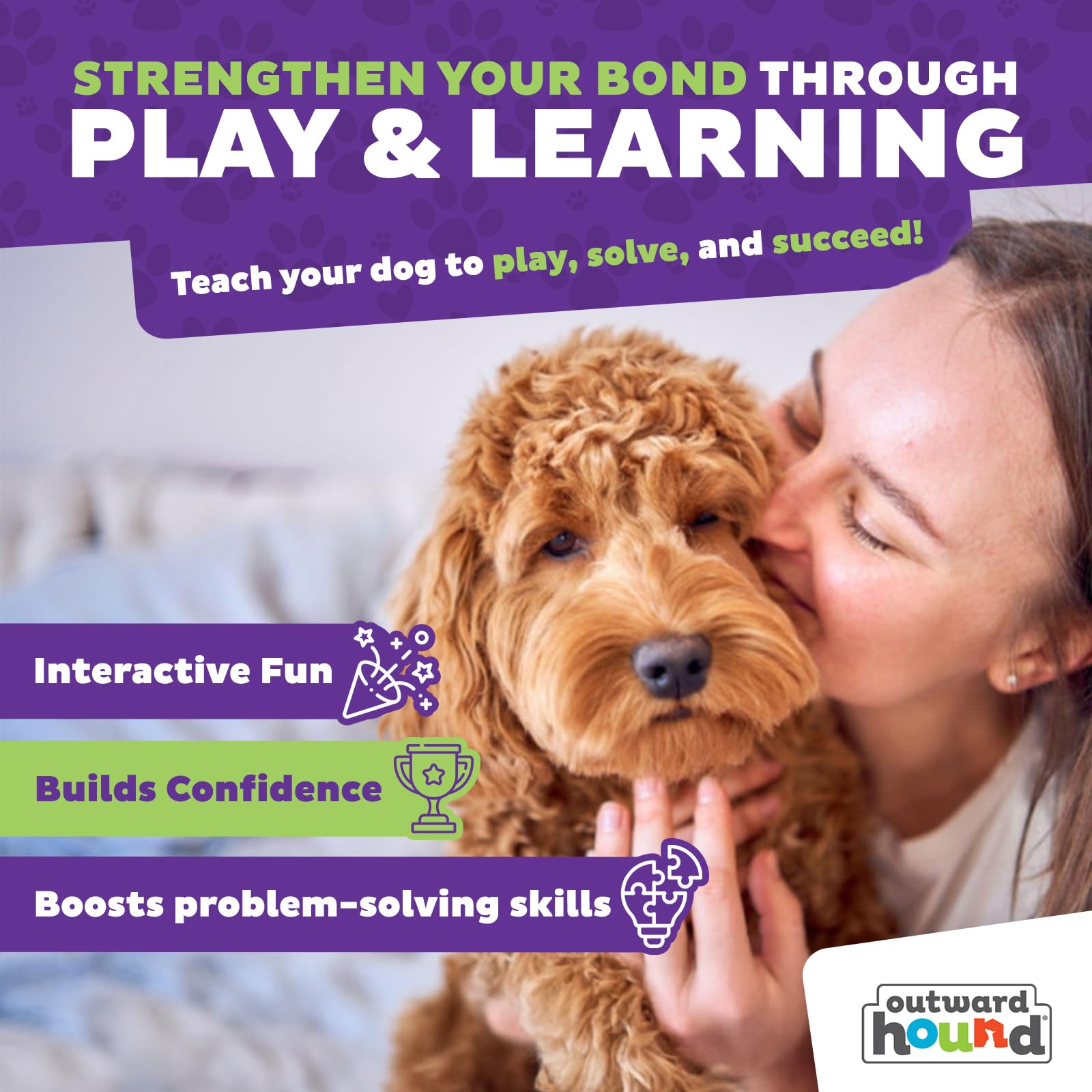 Outward Hound Nina Ottosson Treat Tumble Interactive Dog Toy - Level 1 Beginner Puzzle | Red | Plastic 5