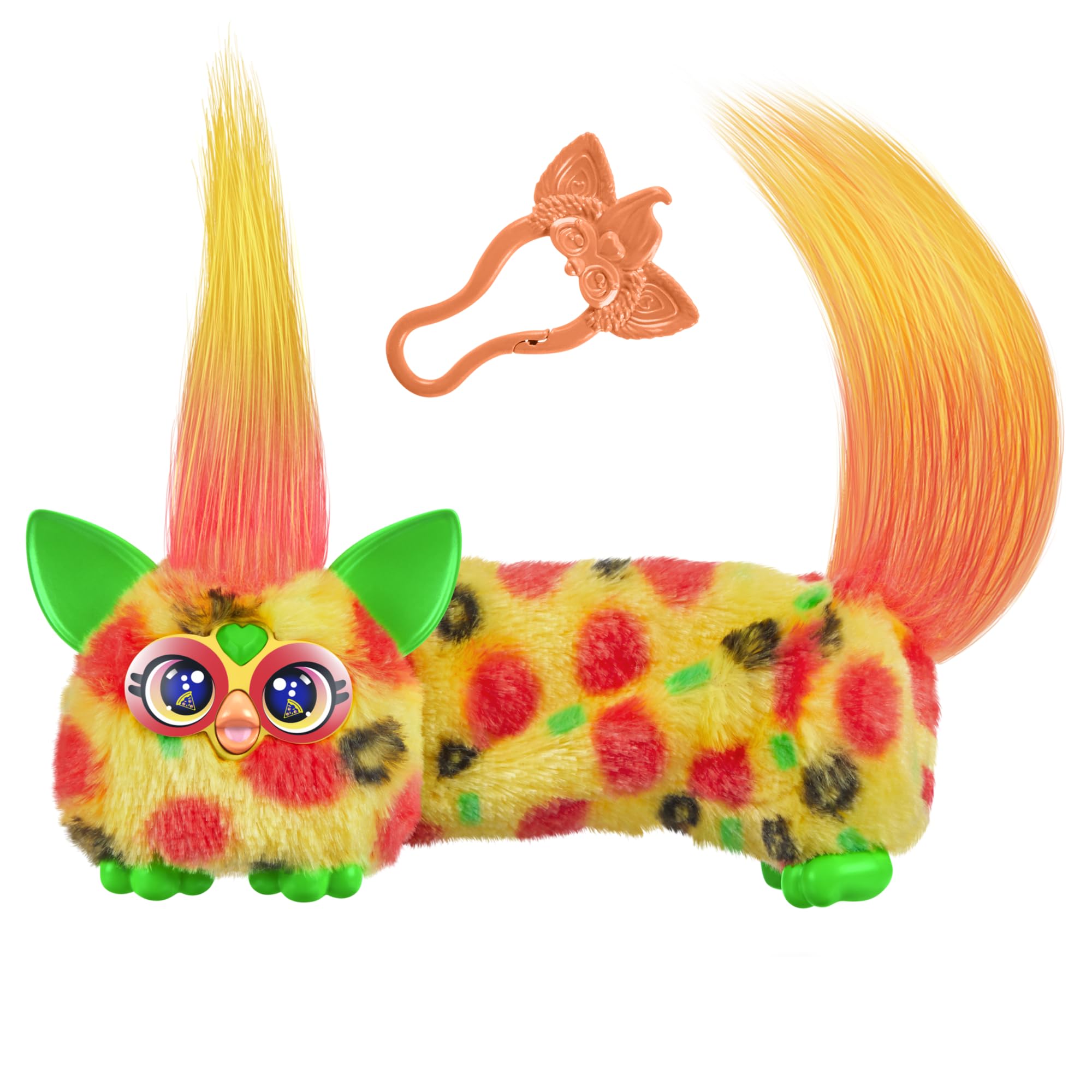 Furby Pepp-Oh-Roni DJ Furblet Interactive Plush Toy, Red