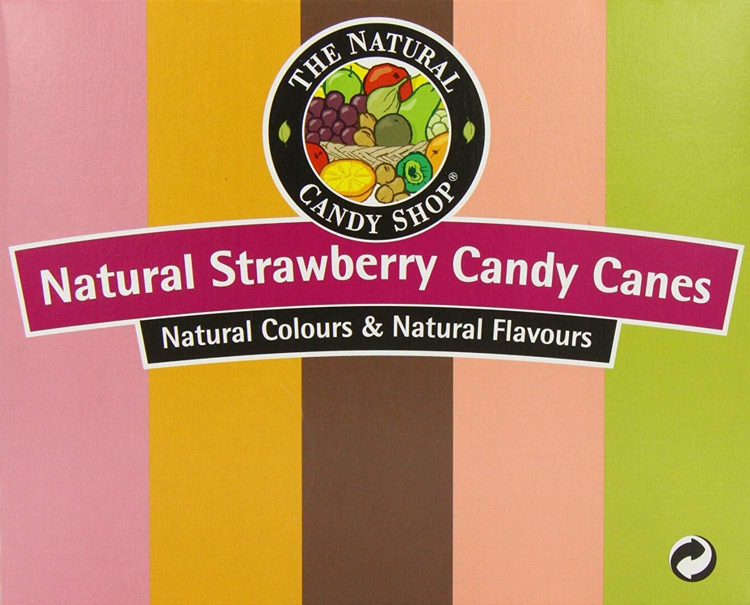 Natural Candy Shop Erdbeer-Zuckerstangen – 12er-Pack 168 g 5
