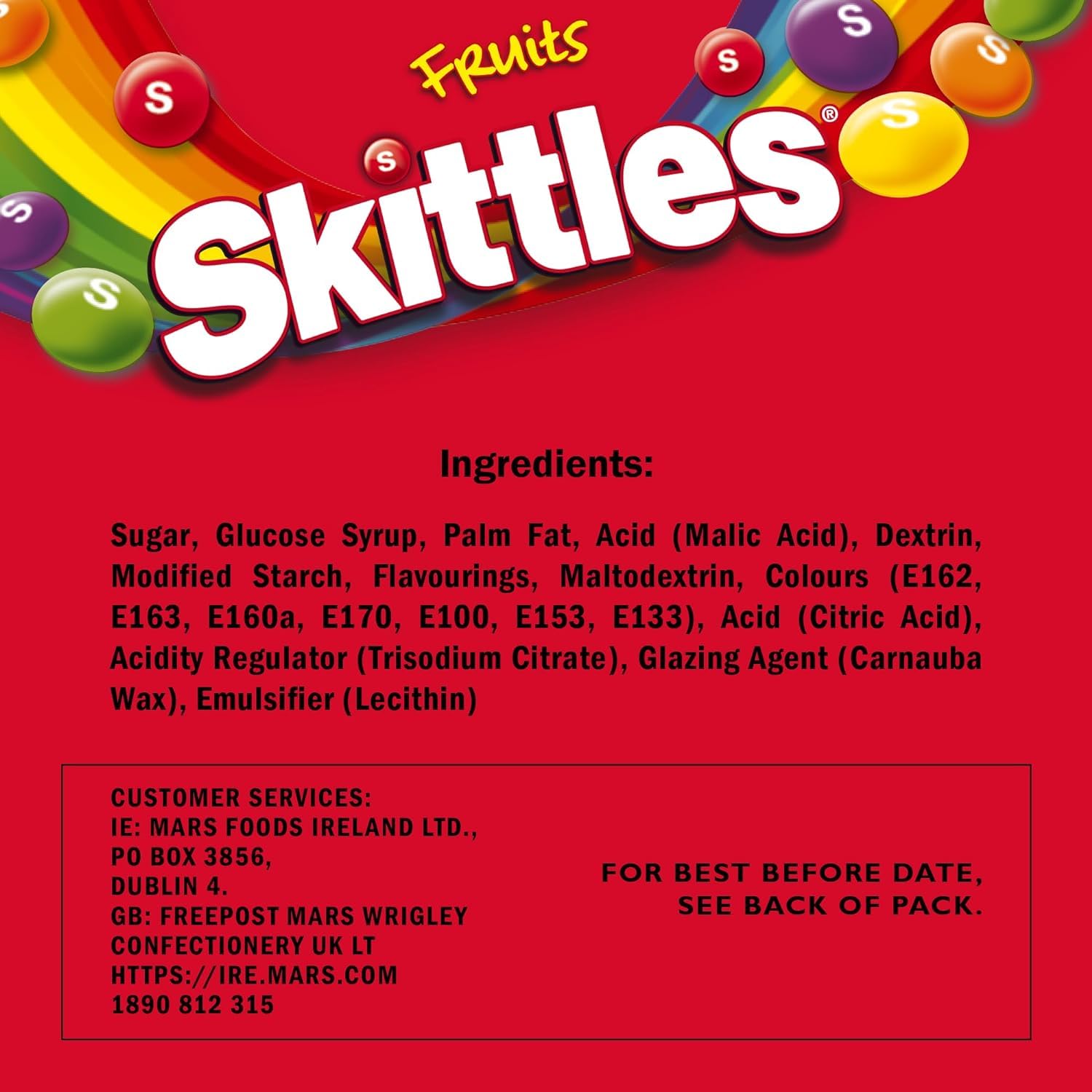 Skittles Giants Fruit Flavoured Sweets - 3x Bigger Size | 132g Bag 9