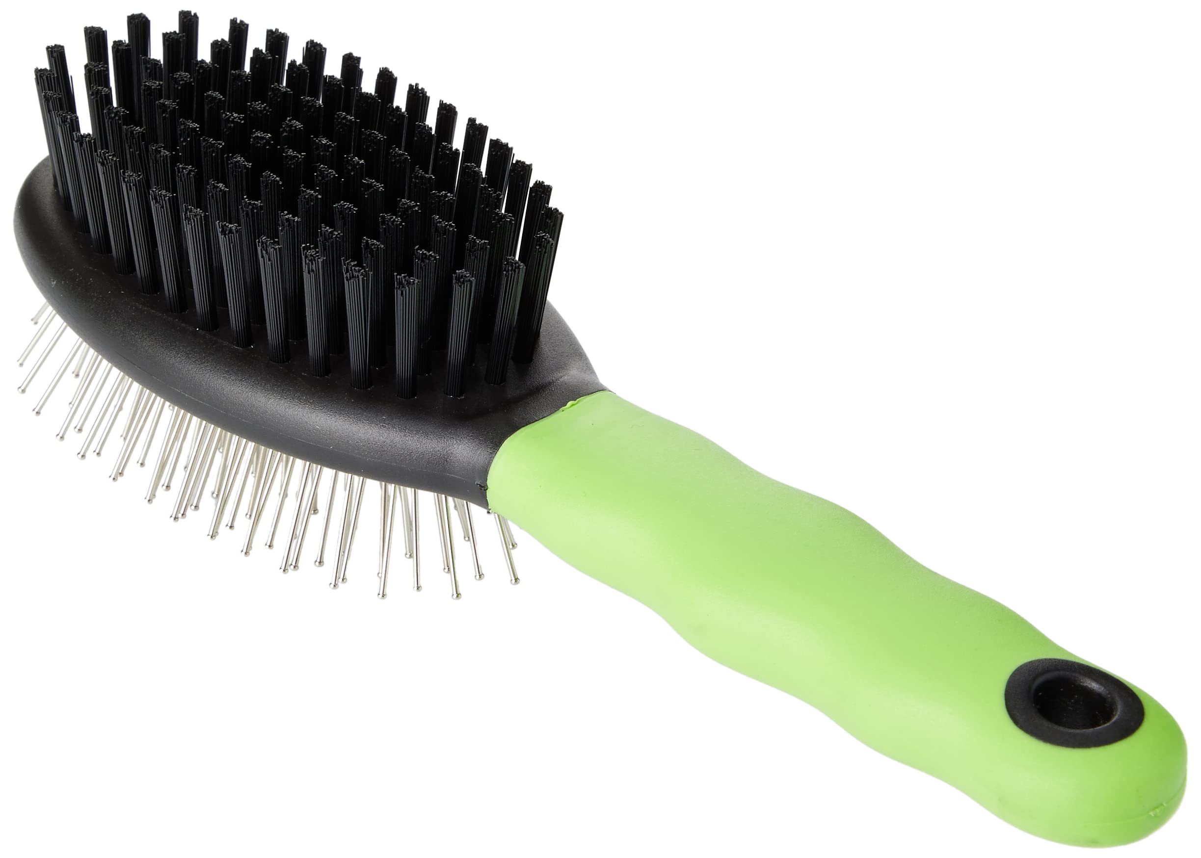 Ferplast Combination Cat Brush GRO 5798 - Dual-Sided Grooming Tool for All Hair Lengths | Green 3