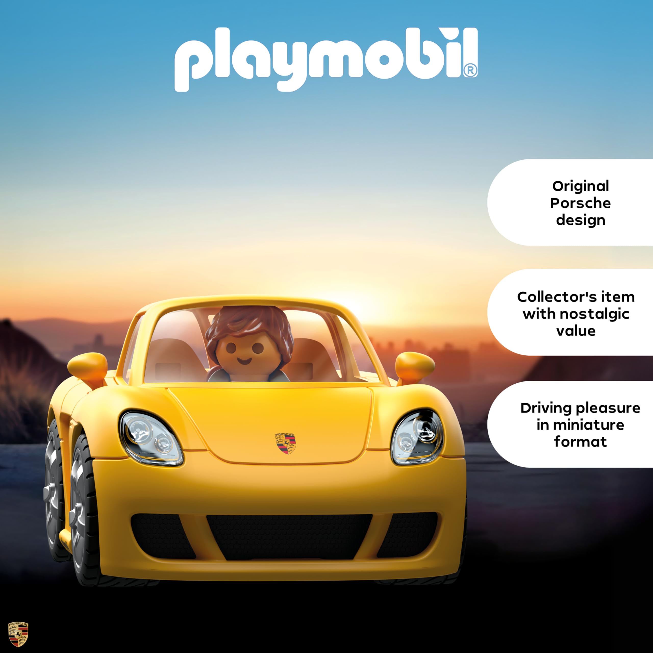 Playmobil Porsche Carrera GT - Model Car with Driver Figure for Kids 4+ 9