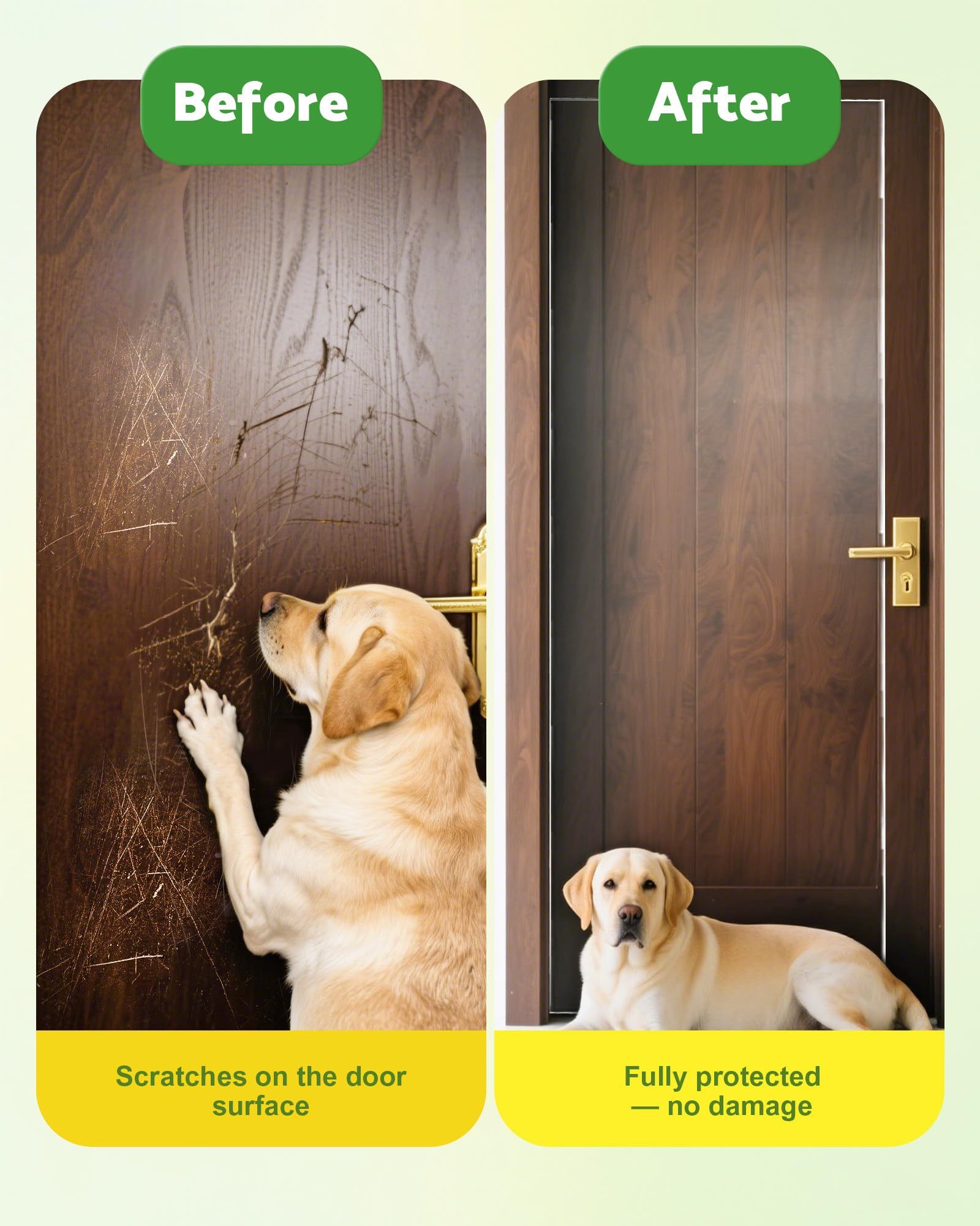 Gimars Anti-Scratch Furniture Protector Roll - Transparent, 20cm x 500cm | Plastic | No Residue 6
