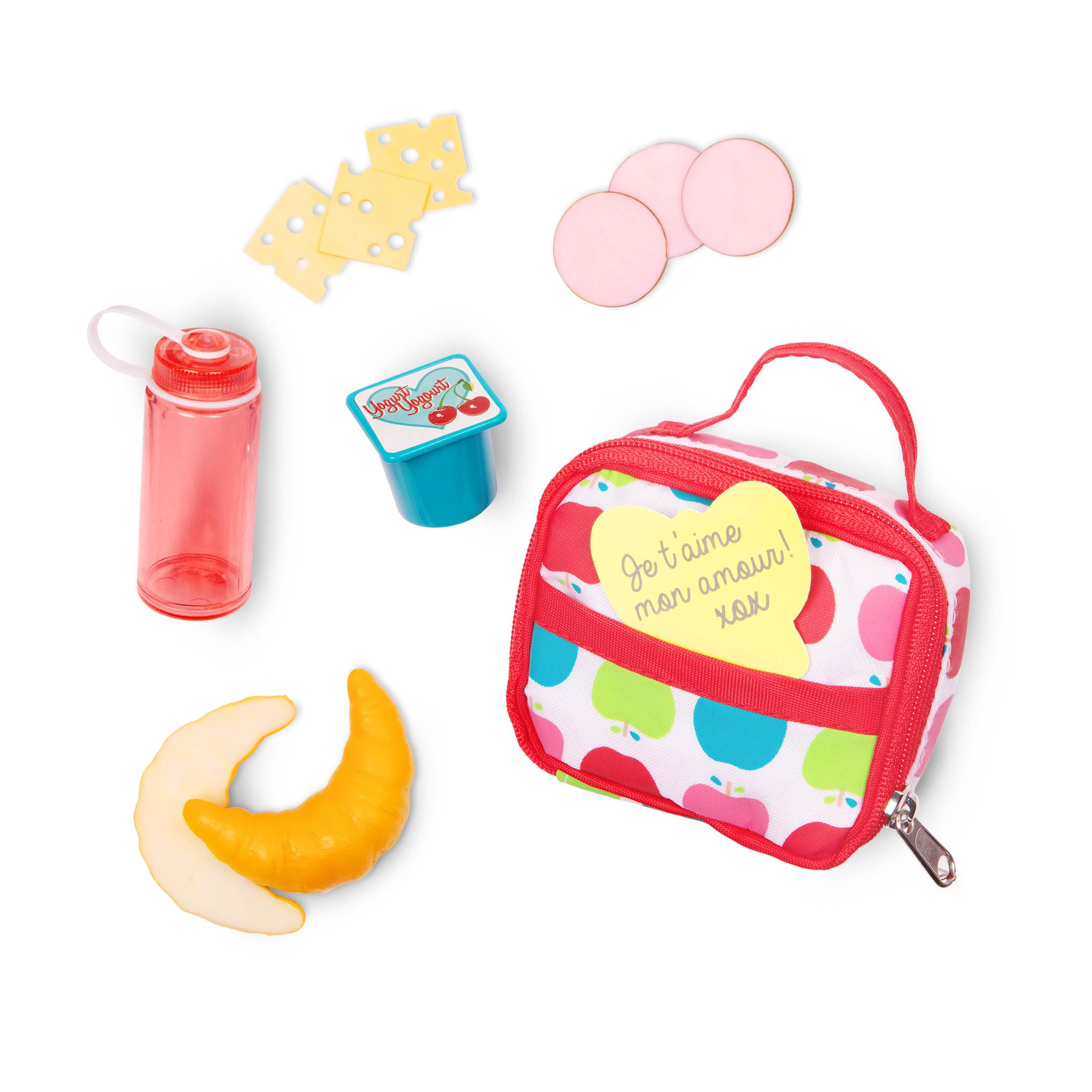 Our Generation School Lunch Bag Play Food Set - 7-Piece Accessory Set for 18-Inch Dolls 1