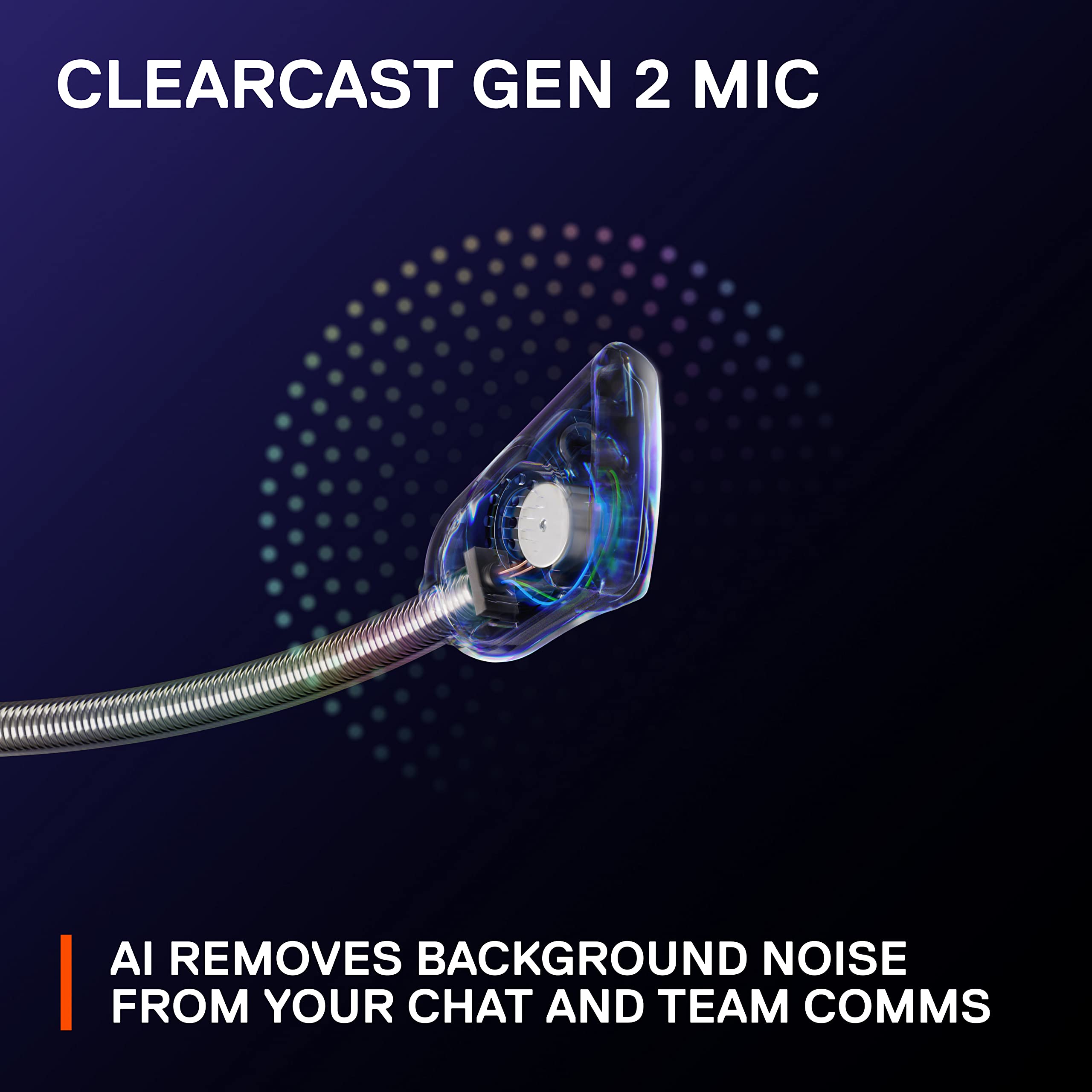 SteelSeries Arctis Nova 3 - USB-C Gaming Headset for PC, PS4, PS5 & Switch - RGB Lights - Hi-Fi Drivers - 360° Spatial Audio - AirWeave Memory Foam Earcups - Super Lightweight - ClearCast Gen 2 Mic 4