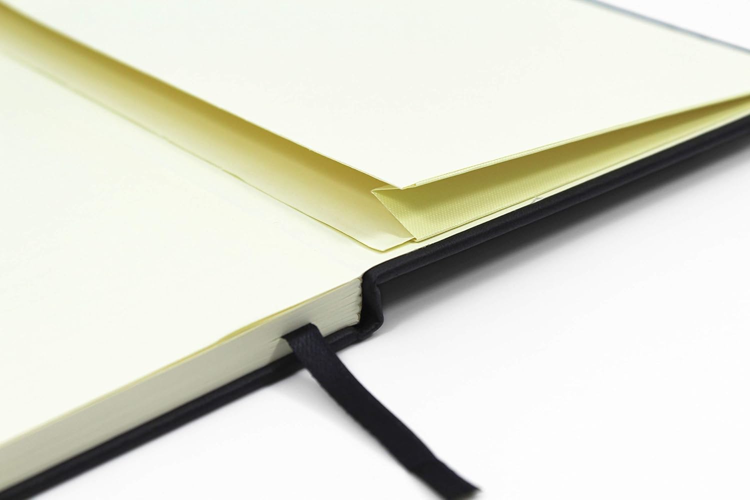 Silvine Executive Soft Feel Notebook Ruled with Marker Ribbon 160pp 90gsm A4 Black Ref 198BK 3