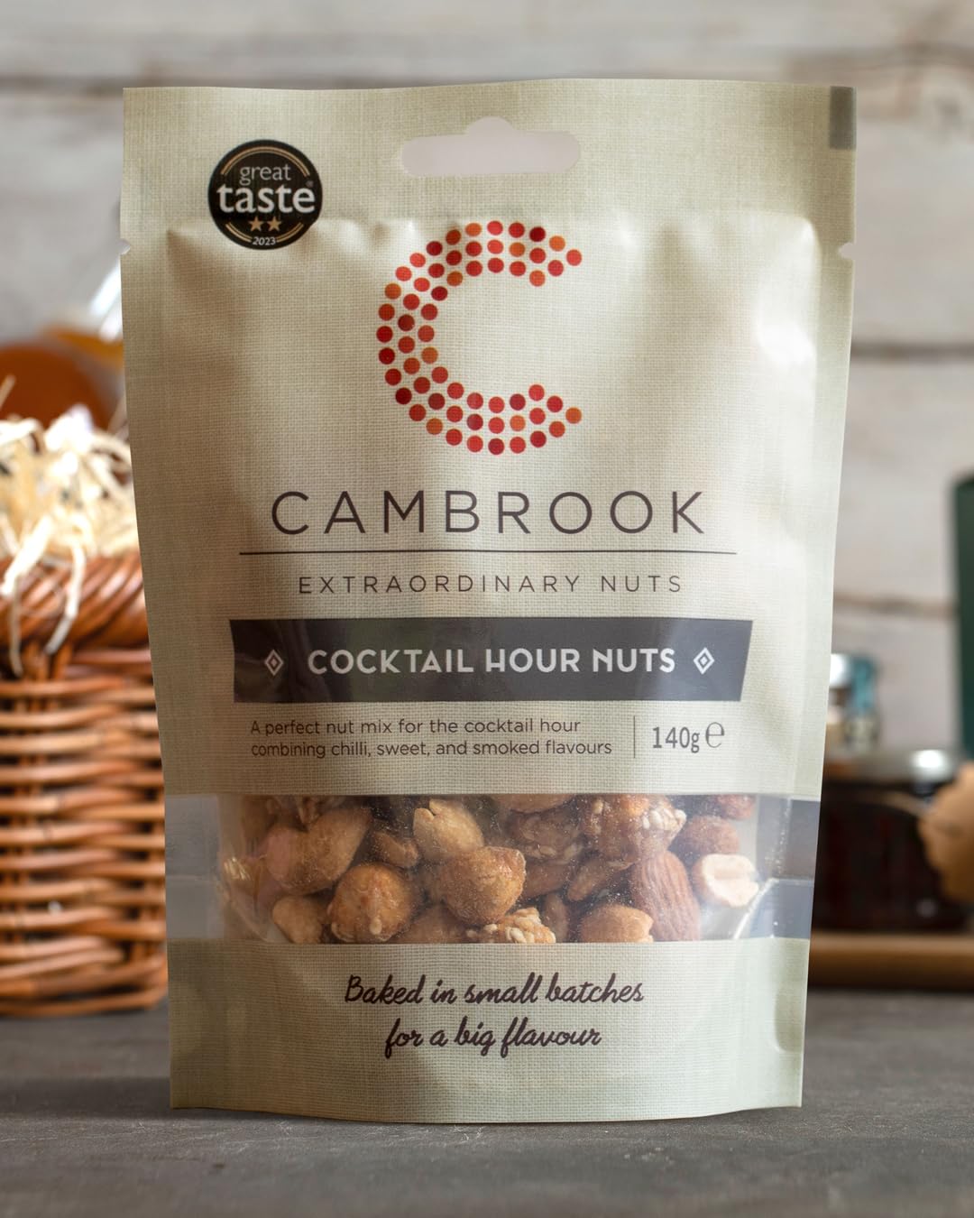 Cambrook Extraordinary Nuts - Cocktail Hour Mixed Nuts, Spicy, Smoky & Caramelised | 140g 3