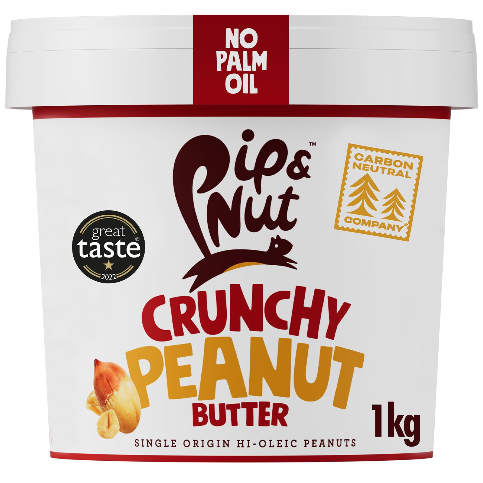 Pip &amp; Nut Knusprige Erdnussbutter, 1 kg 9