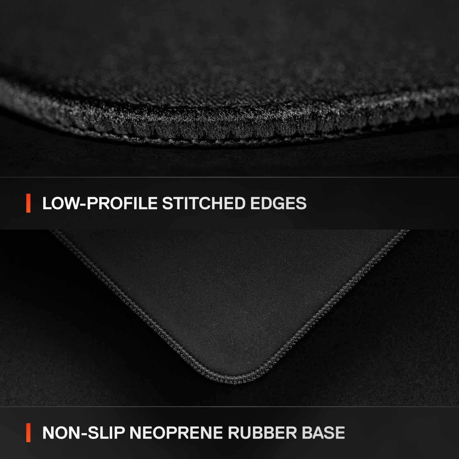SteelSeries QcK XL Performance Speed Gaming Mousepad - Extra density for a smooth glide - Low-profile edge stitching - Non-slip neoprene rubber base - 900 x 400 mm size - FPS, MOBAs, RTS, MMO 5