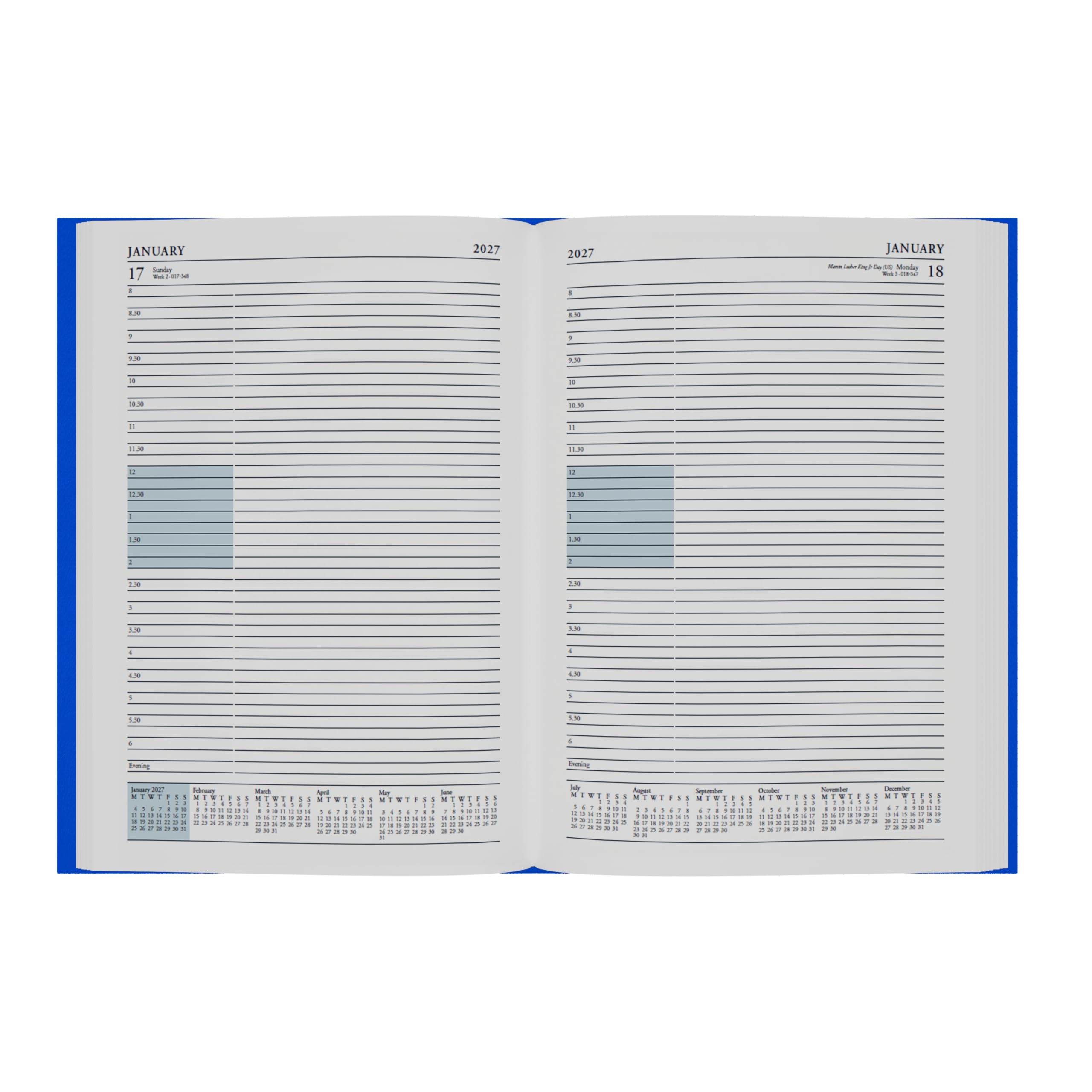 Collins 2026-2027 Essential Academic Year Planner - A4 Day-to-Page Organizer | Dark Pink Hardcover