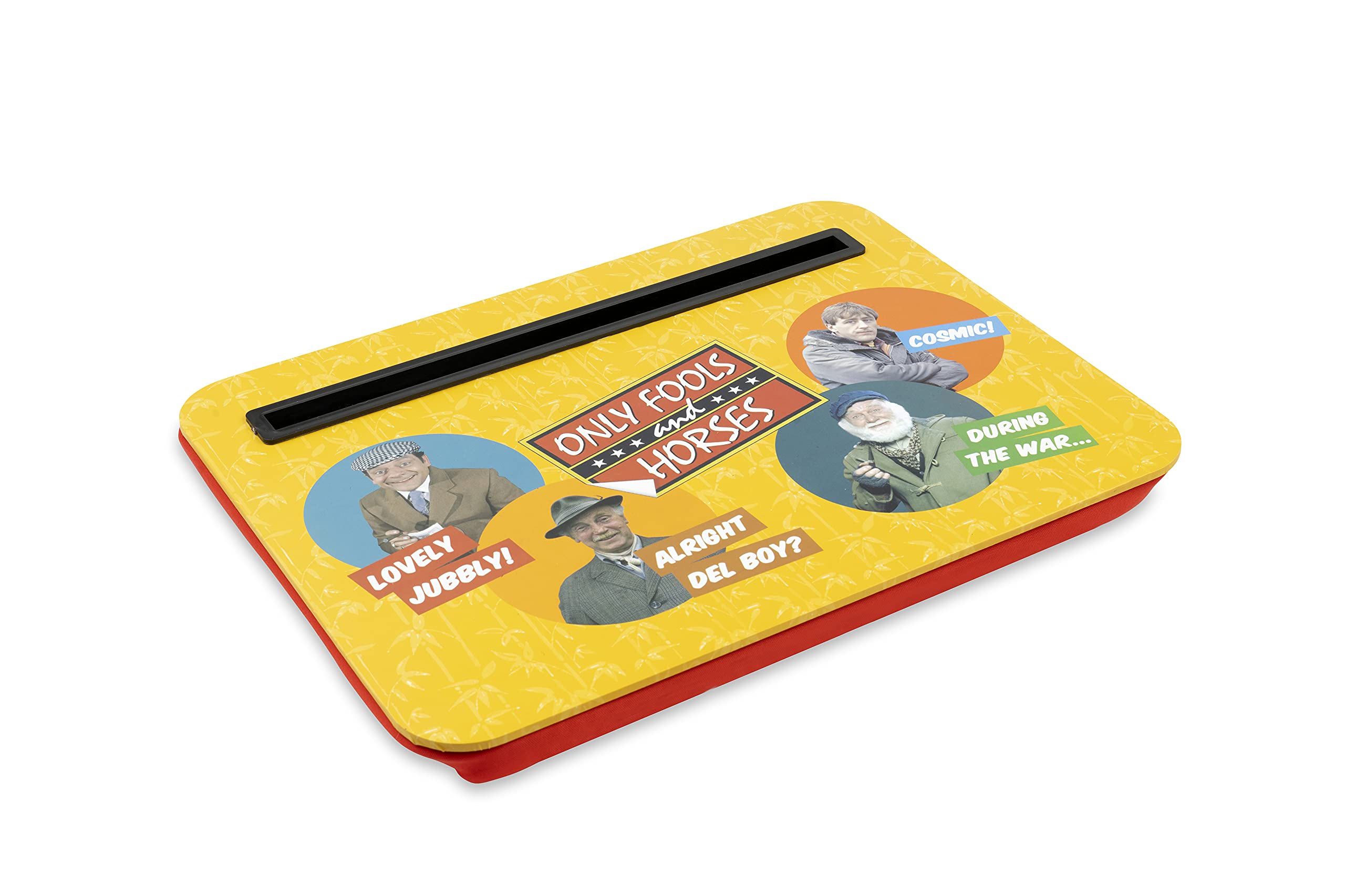 HOX Only Fools & Horses Lap Tray - Tablet Slot & Cushion | Polypropylene | Multicolor 4
