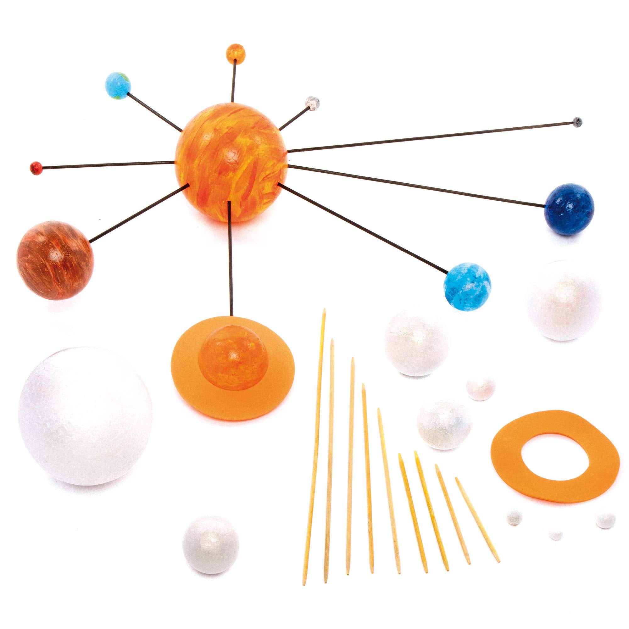 Baker Ross EV8302 Make Your Own Solar System Kits - Pack of 2 | Ages 6+