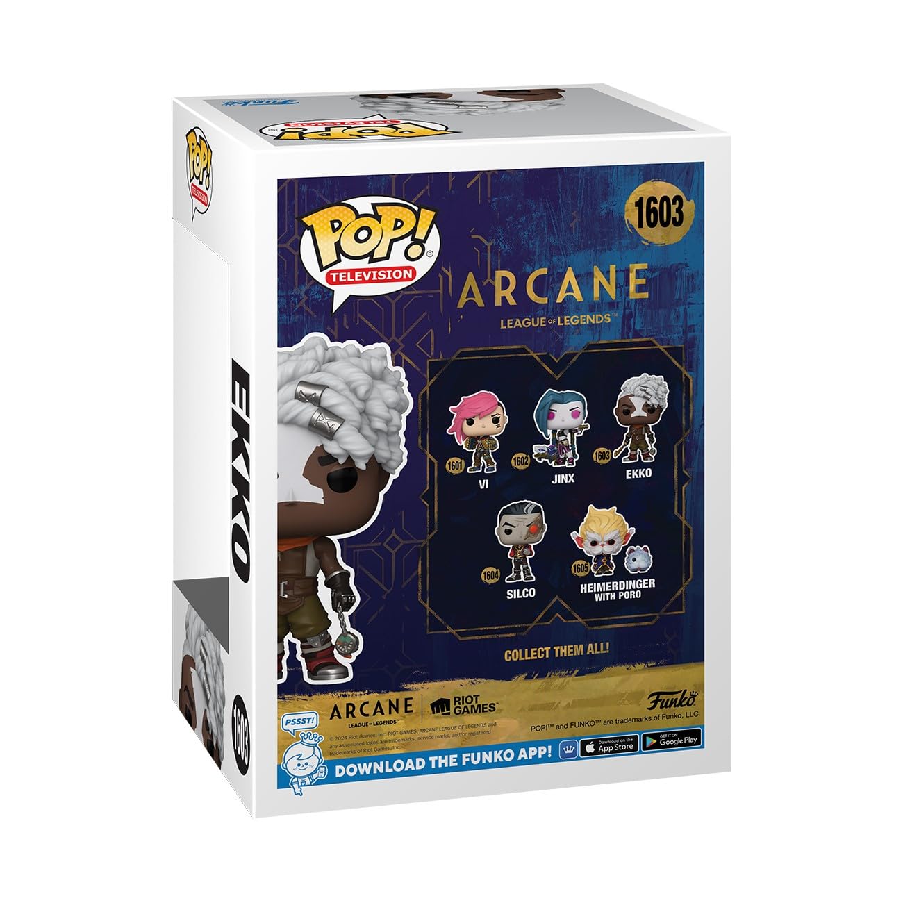 Funko Pop! TV: Ekko - Arcane: League of Legends Vinyl Figure - 3.75 inches 3
