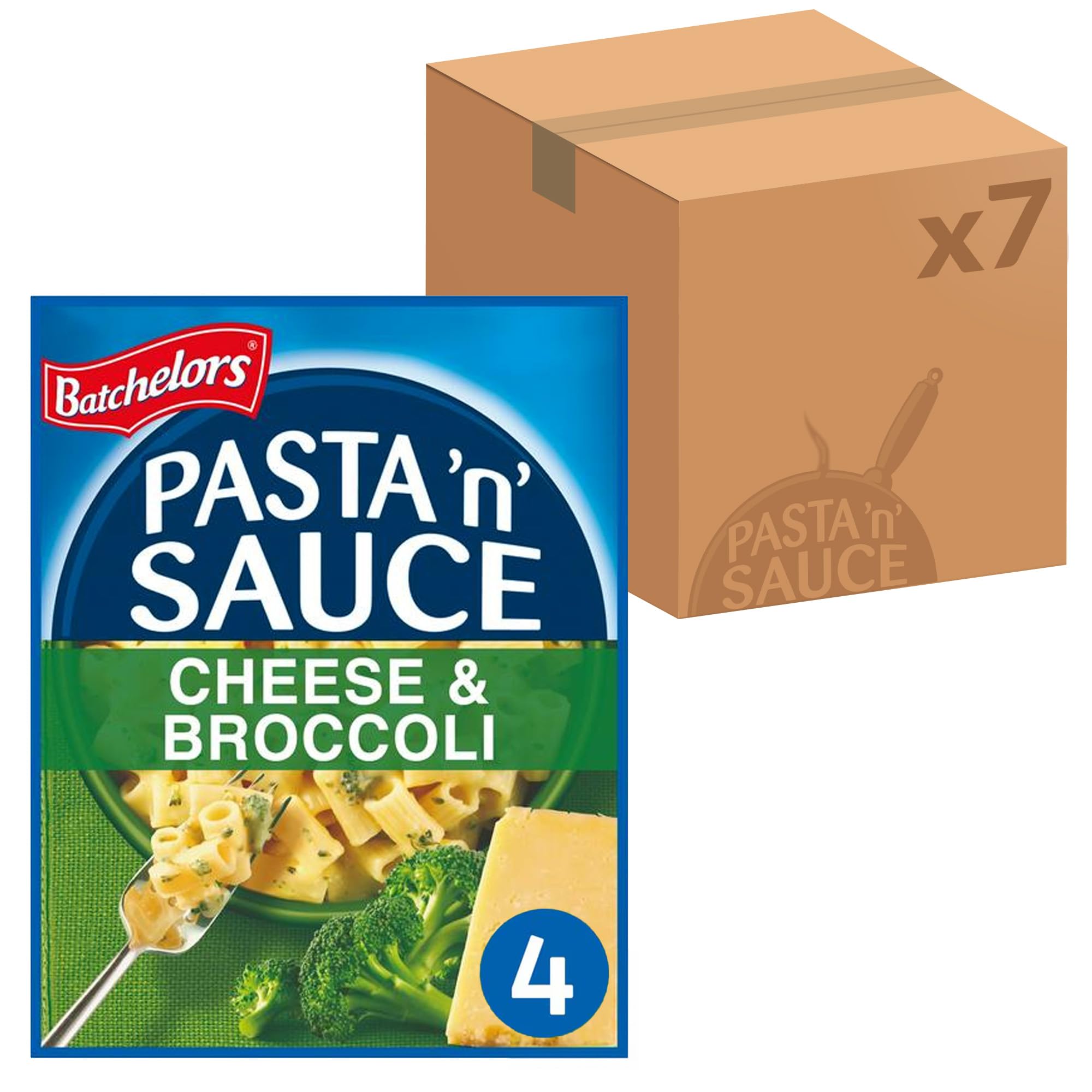 Batchelors Pasta 'n' Sauce Cheese & Broccoli Ready Meal, 99g Packet (7 Count)