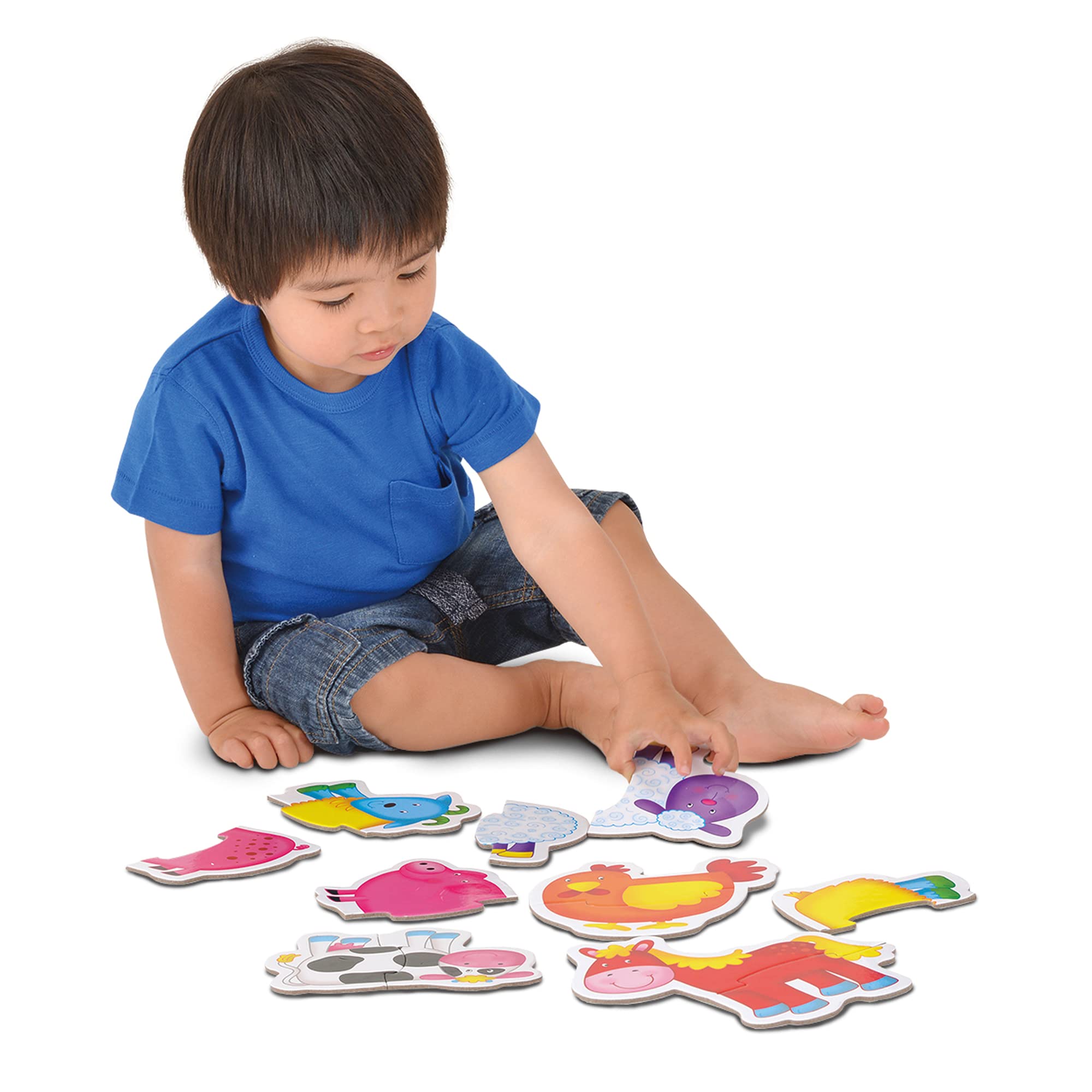 Galt Toys Baby Puzzles - Farm Theme 2-Piece Jigsaw Puzzles for Toddlers Ages 18 Months+